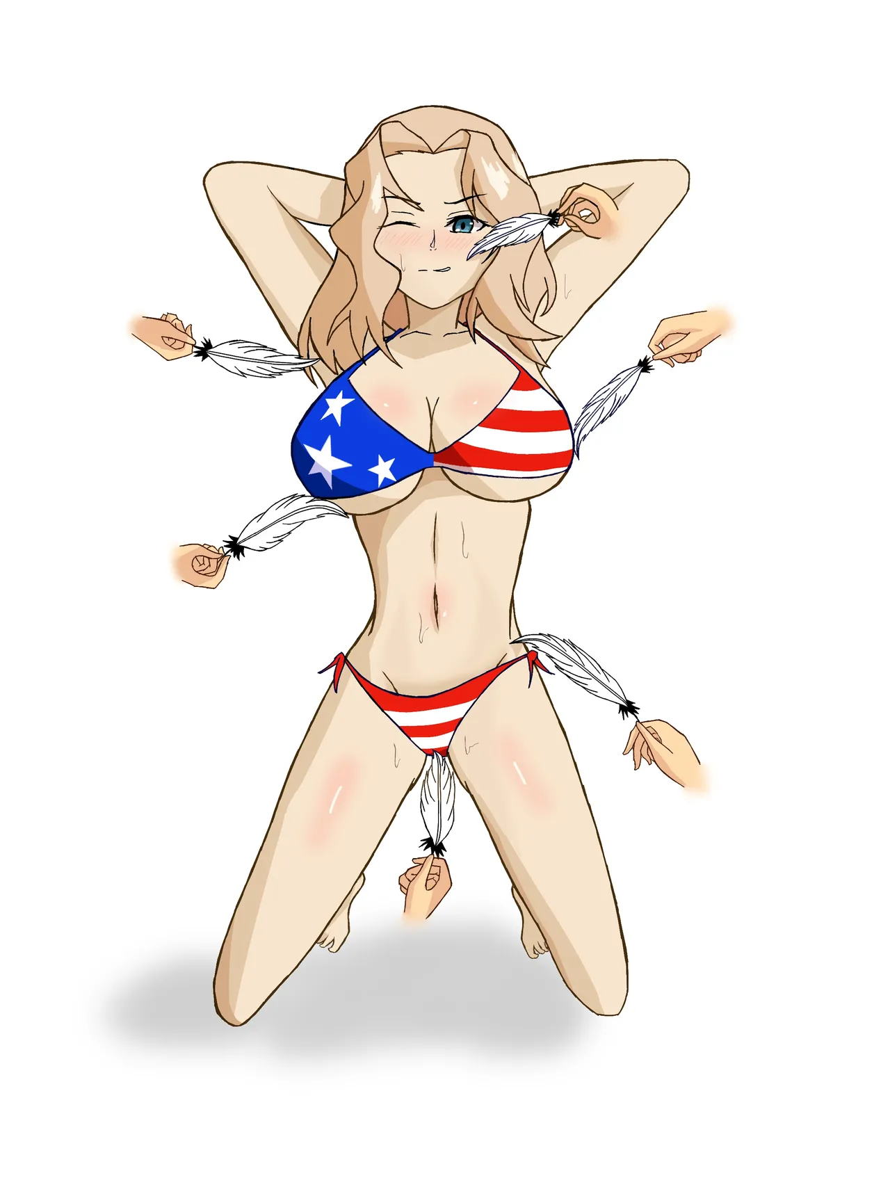 Girls und Panzer tickling collection page 3 full