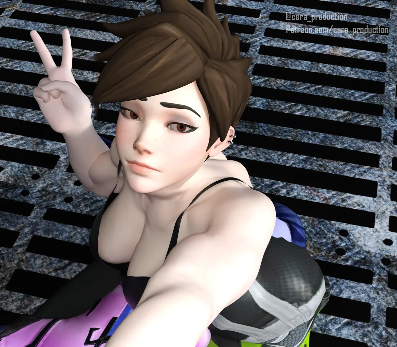 Tracer Is Dominating, And Humiliating Widow page 3 full