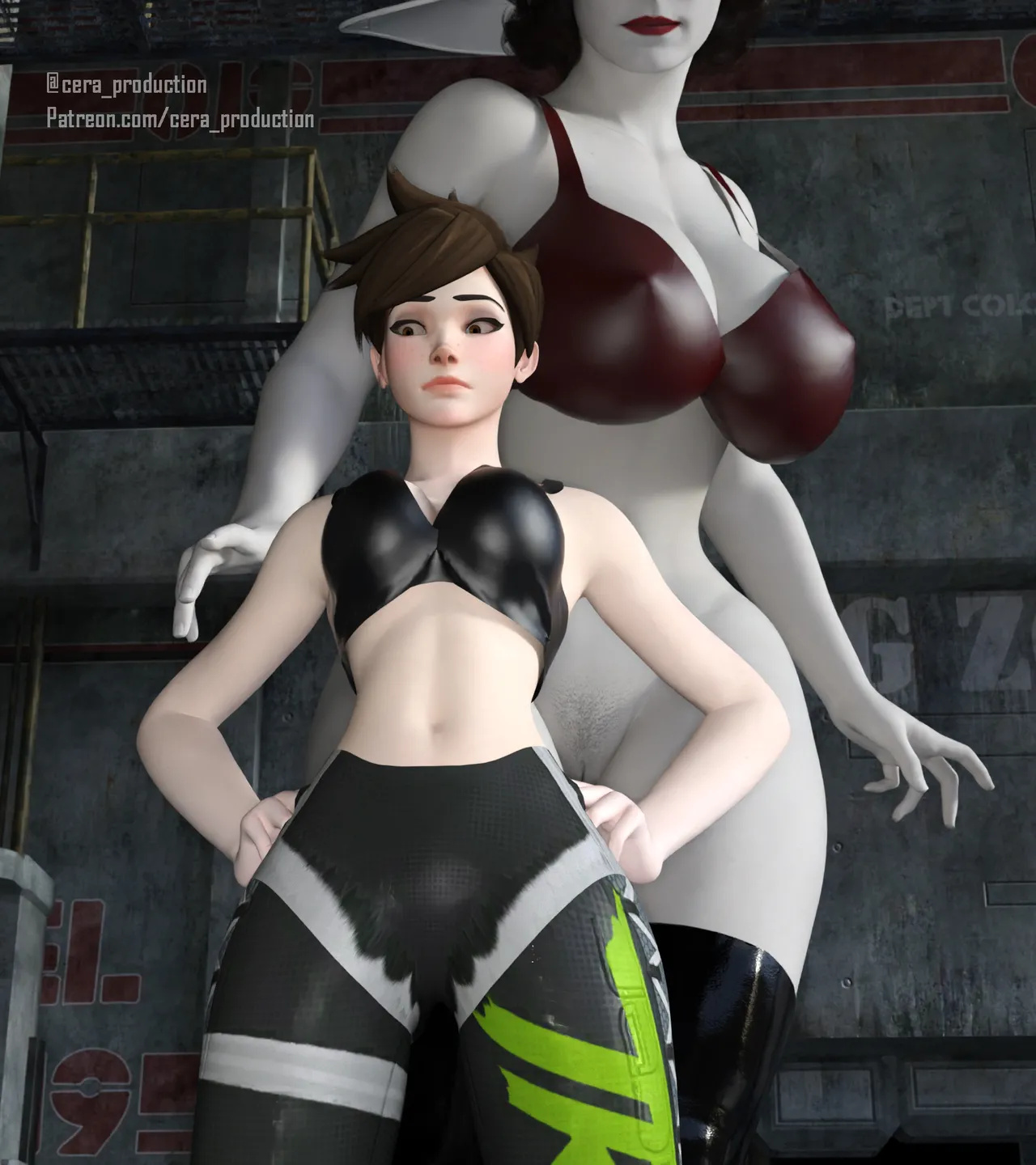 Tracer Is Dominating, And Humiliating Widow page 8 full