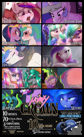 Horny is the Crown: Adult Equestrian Royalty Artpack cover