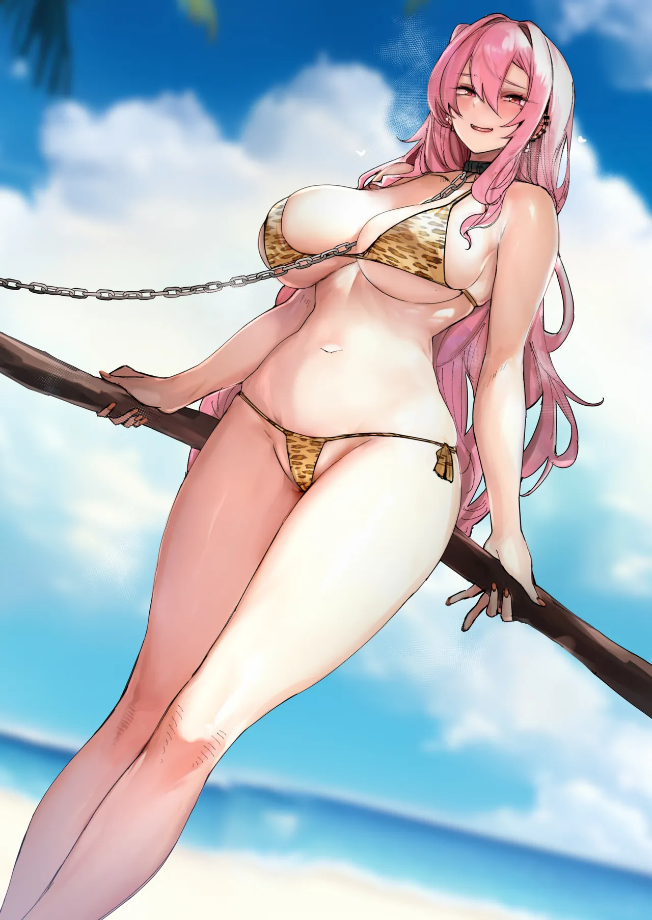 Ougata Inu Mitai na Kanojo 2 ~Beach de Kin Bikini Hen~ page 3 full