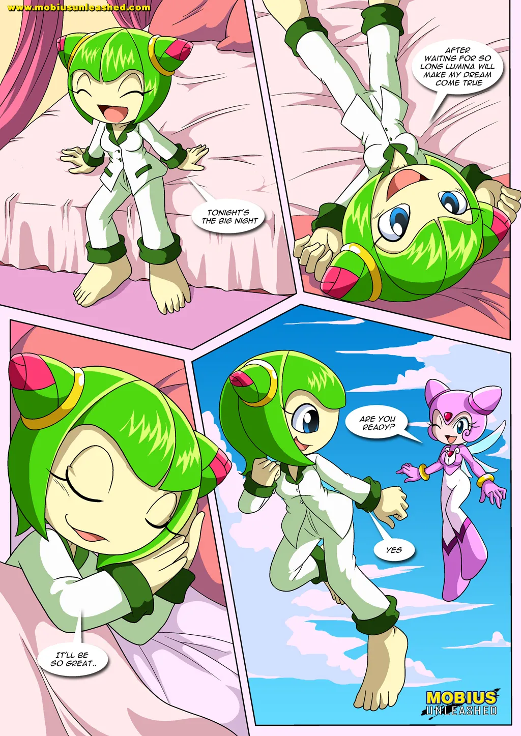 Mobius Unleashed: Tentacled Girls! page 2 full