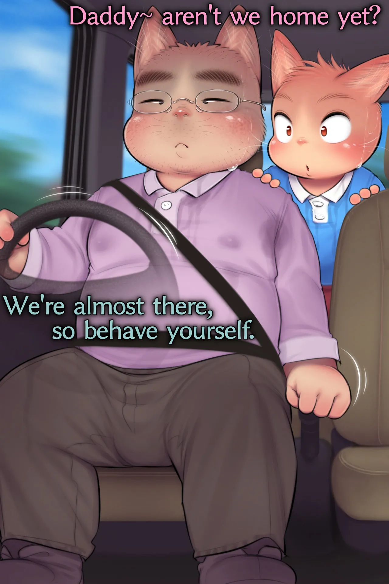 Secret Sex in The Car at The Park  by KDMN page 1 full