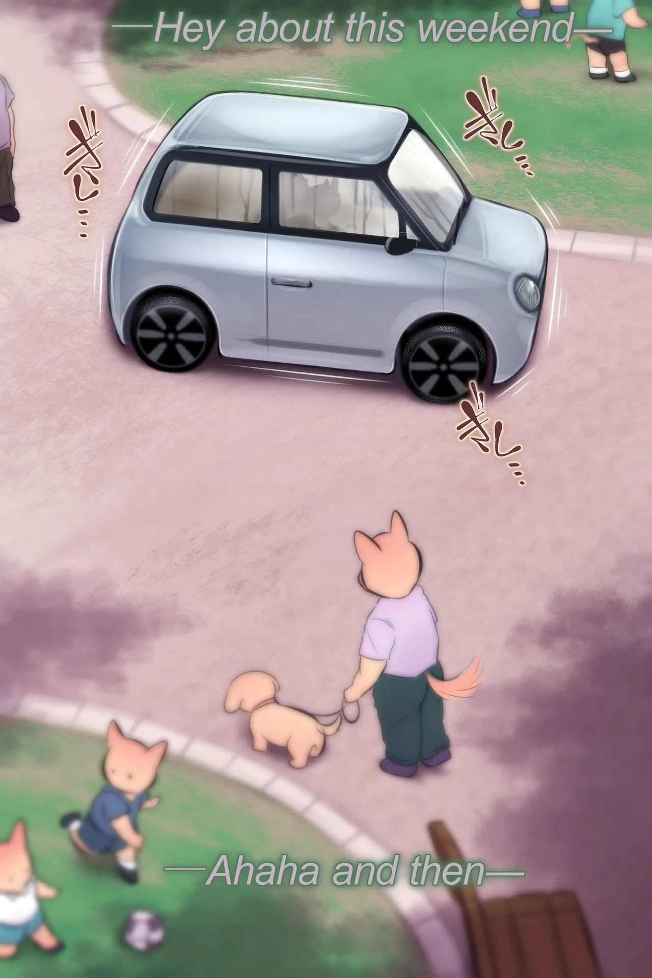 Secret Sex in The Car at The Park  by KDMN page 6 full