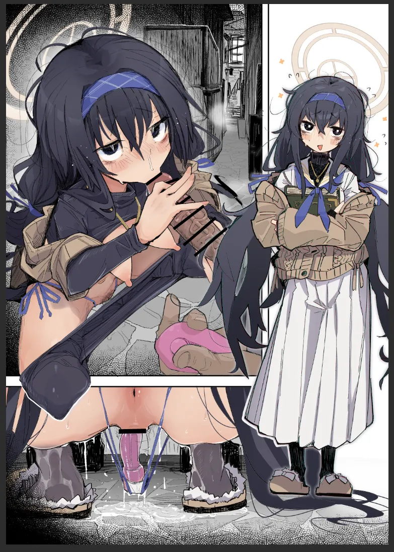 ウイに路地裏でフェラすることを条件にオモチャの電源を入れてあげる page 5 full