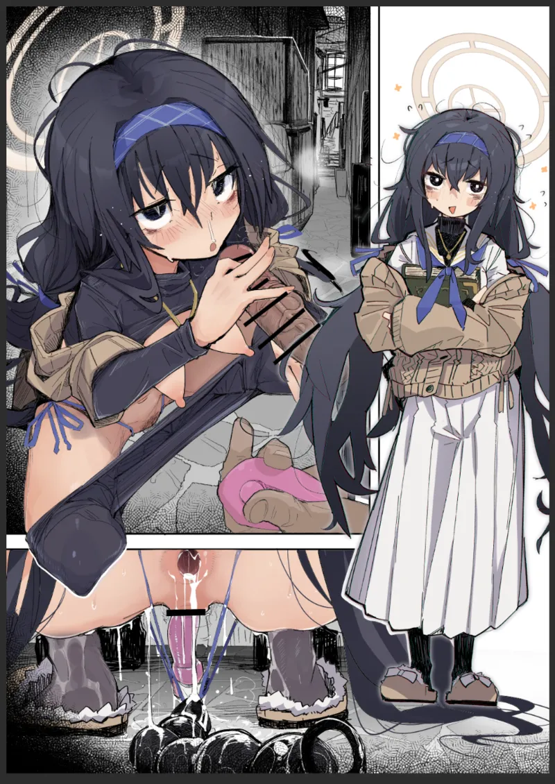 ウイに路地裏でフェラすることを条件にオモチャの電源を入れてあげる page 8 full