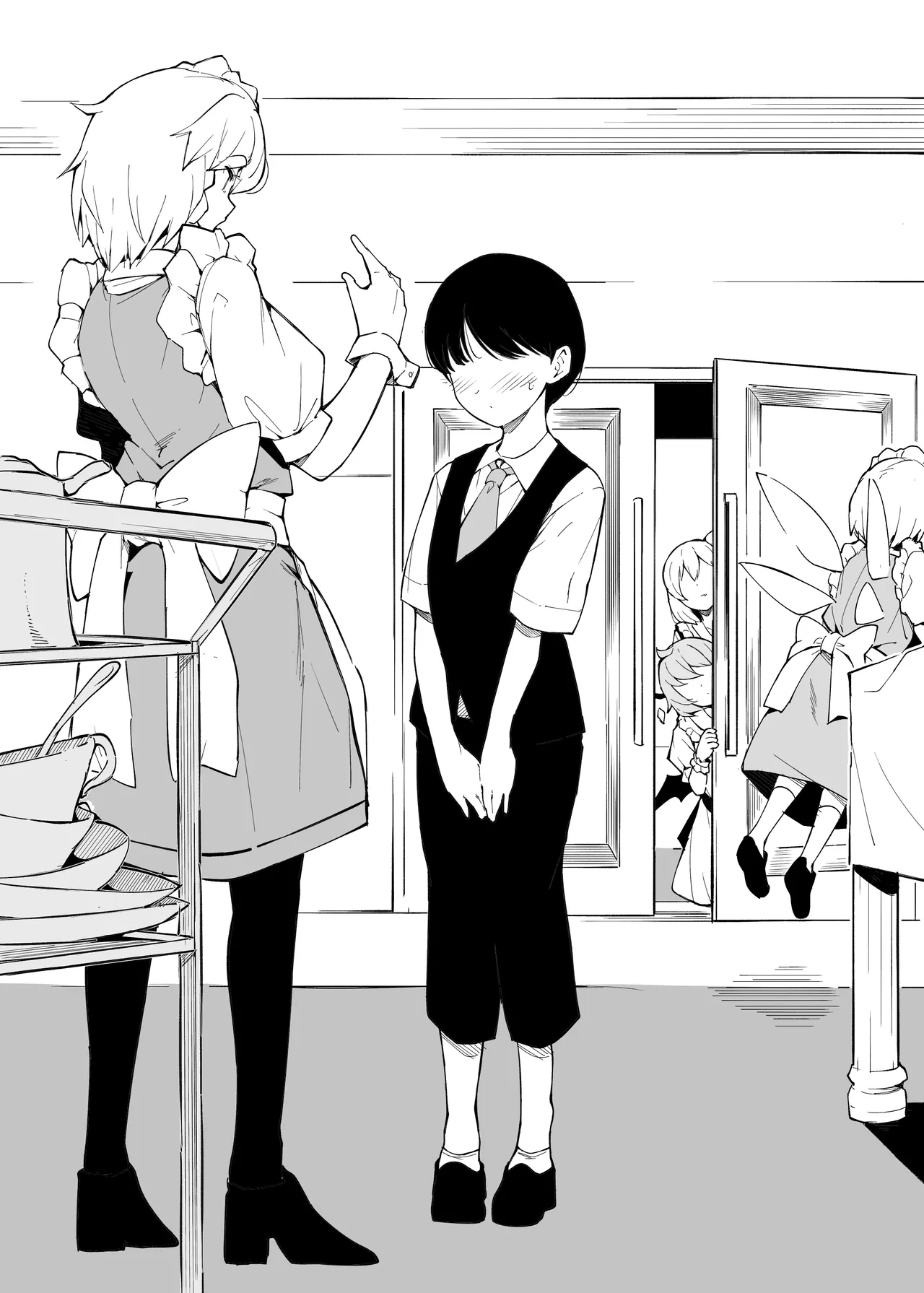 Kōmakan no Shinjin Shiyōnin-kun | The Newbie Servant-kun at the Scarlet Devil Mansion page 1 full