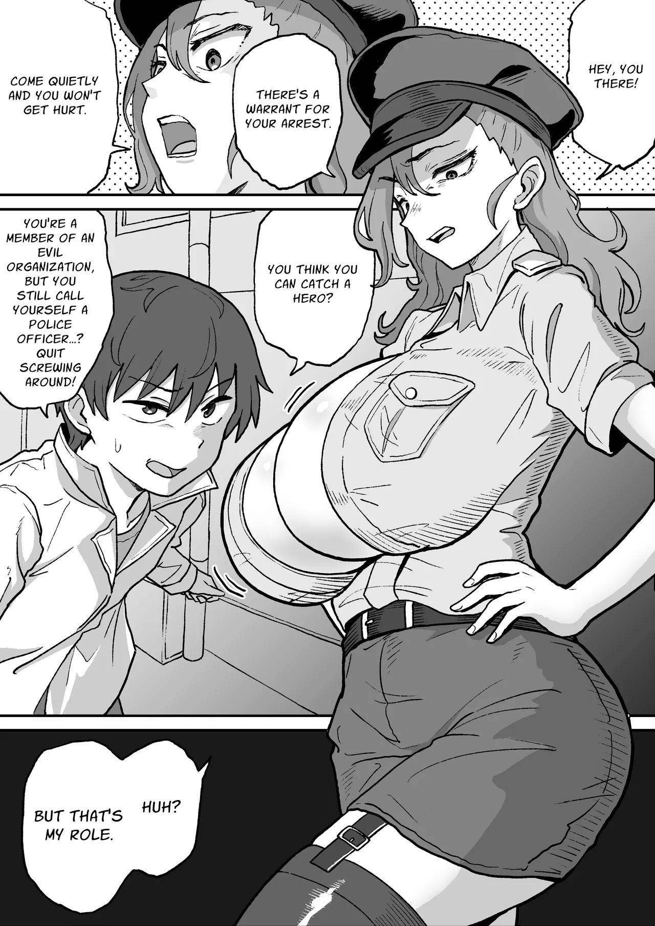 Evil Organization Executive: Black Police page 3 full