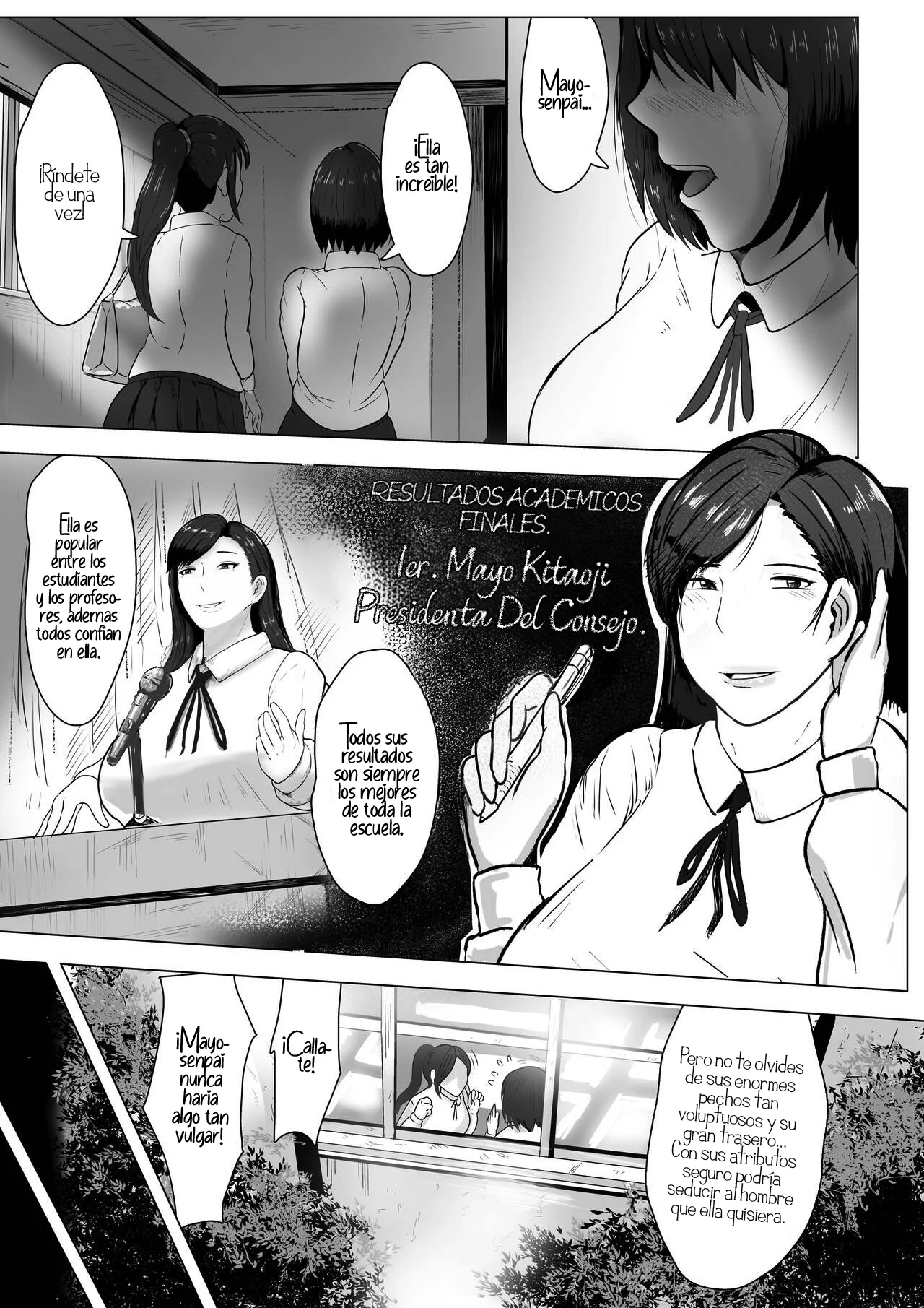 Kurokami JK no Hentai | Pervertida Colegiala de Cabello Oscuro. page 6 full