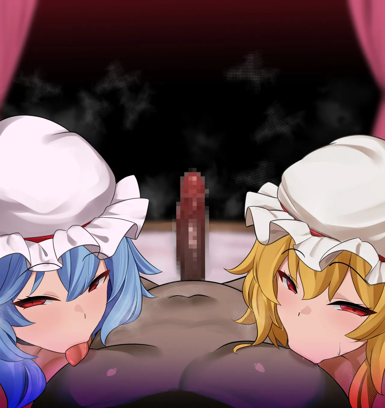 ソープ紅魔館 爆乳レミフラ乳首責めパイズリ地獄 page 8 full