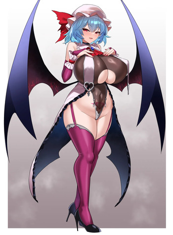 ソープ紅魔館 爆乳レミフラ乳首責めパイズリ地獄 cover
