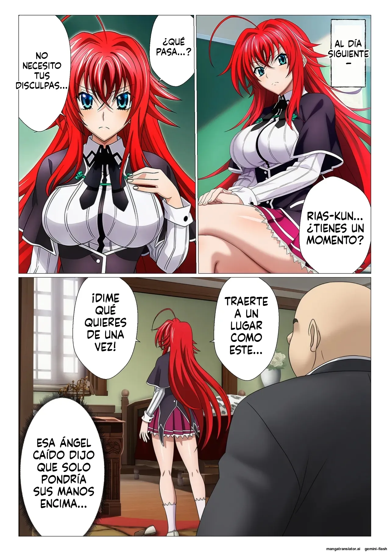 High School DxD Netorare High School HxS Violated Occult Research Club  MTL page 8 full