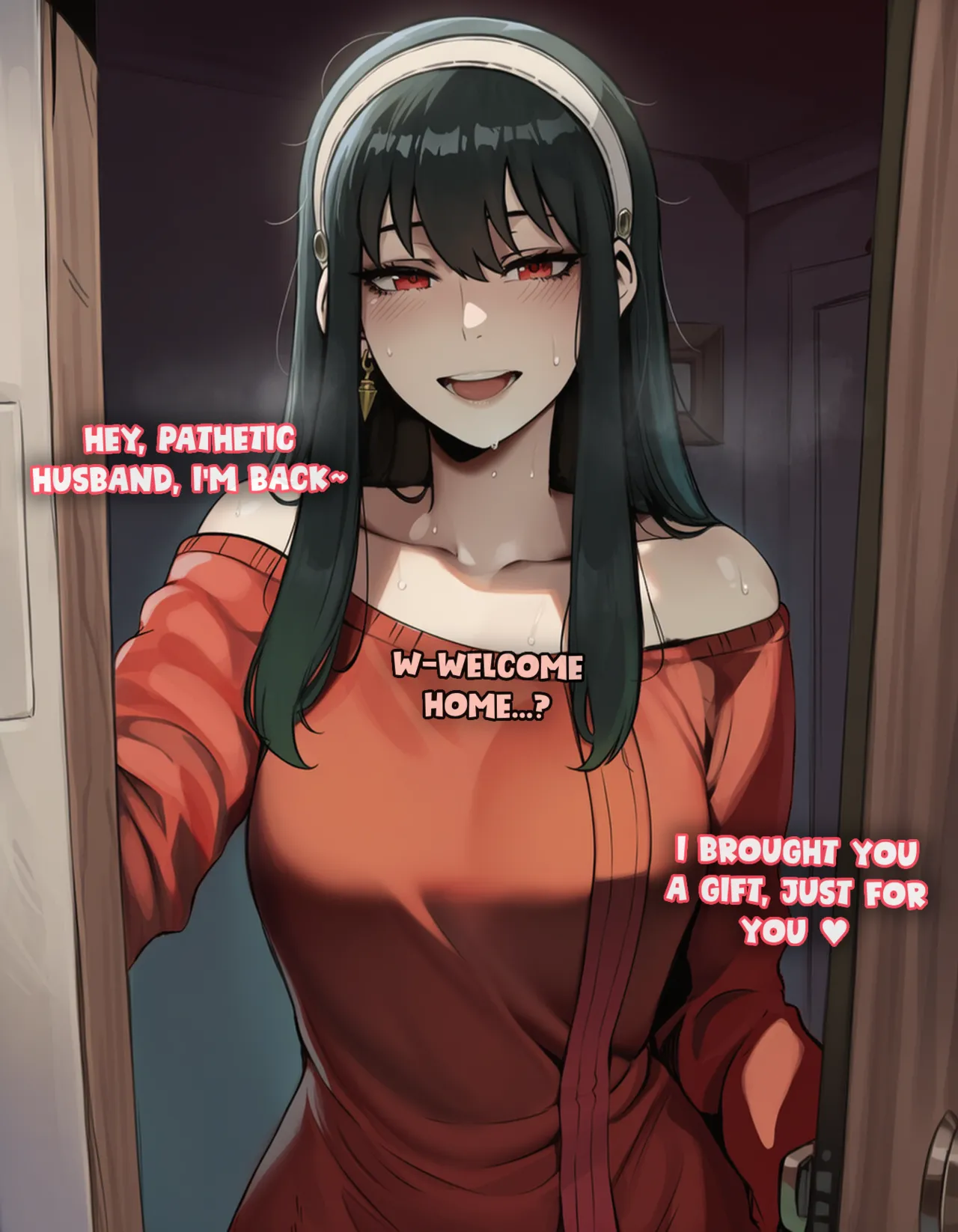AIbby - Yor Forger Ruins Your Orgasm  - page 7 full