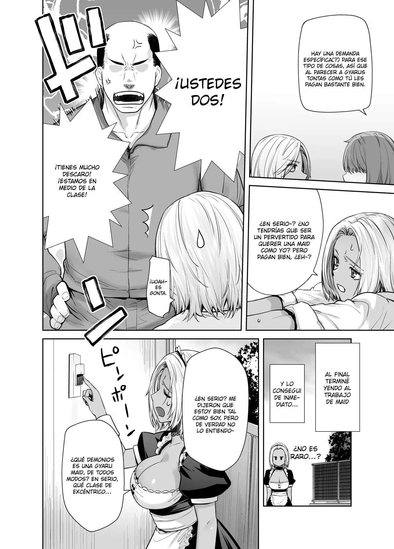 Tannin no Meido ni Nacchatta KURO GAL｜La GYARU MORENA que se Convirtió en la Maid del Profesor page 6 full