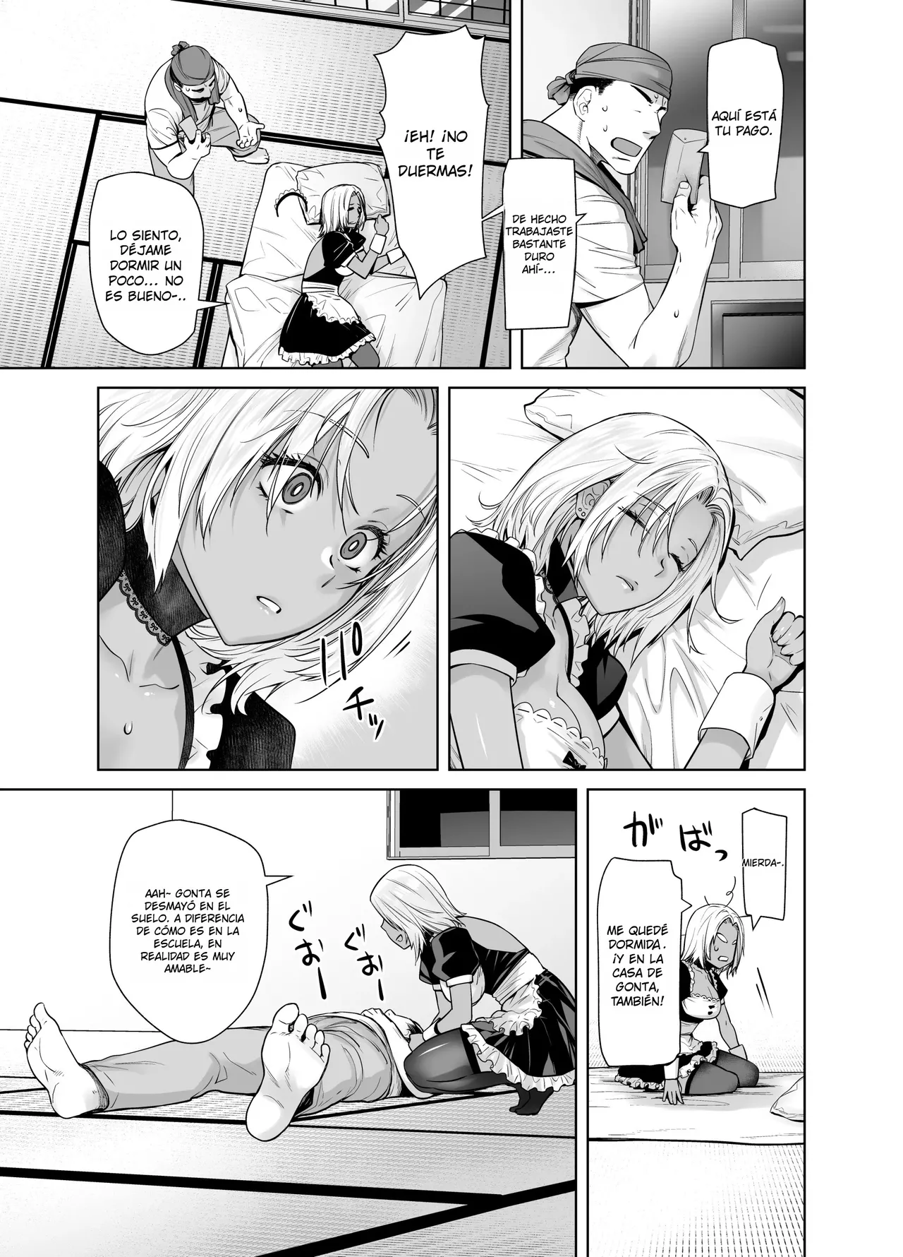 Tannin no Meido ni Nacchatta KURO GAL｜La GYARU MORENA que se Convirtió en la Maid del Profesor page 9 full