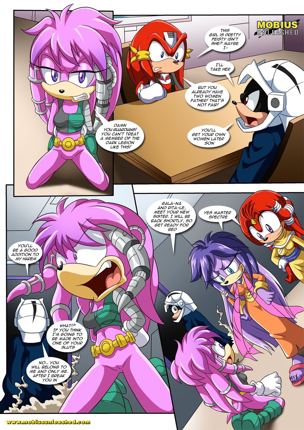 Mobius Unleashed: Spectre's Harem page 2 full