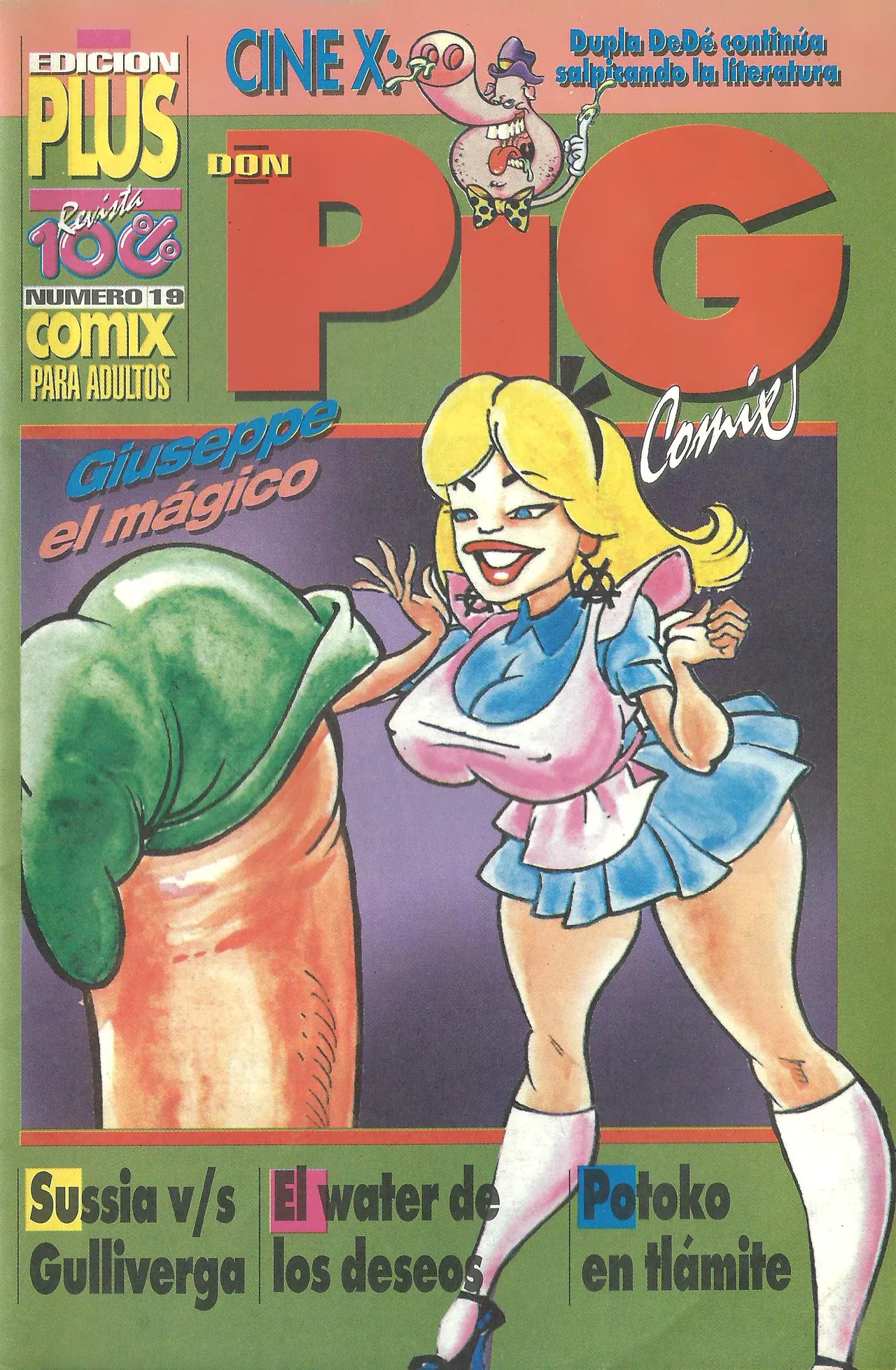 DON PIG COMIX  - 19 suplemento de la Revista 100% page 1 full