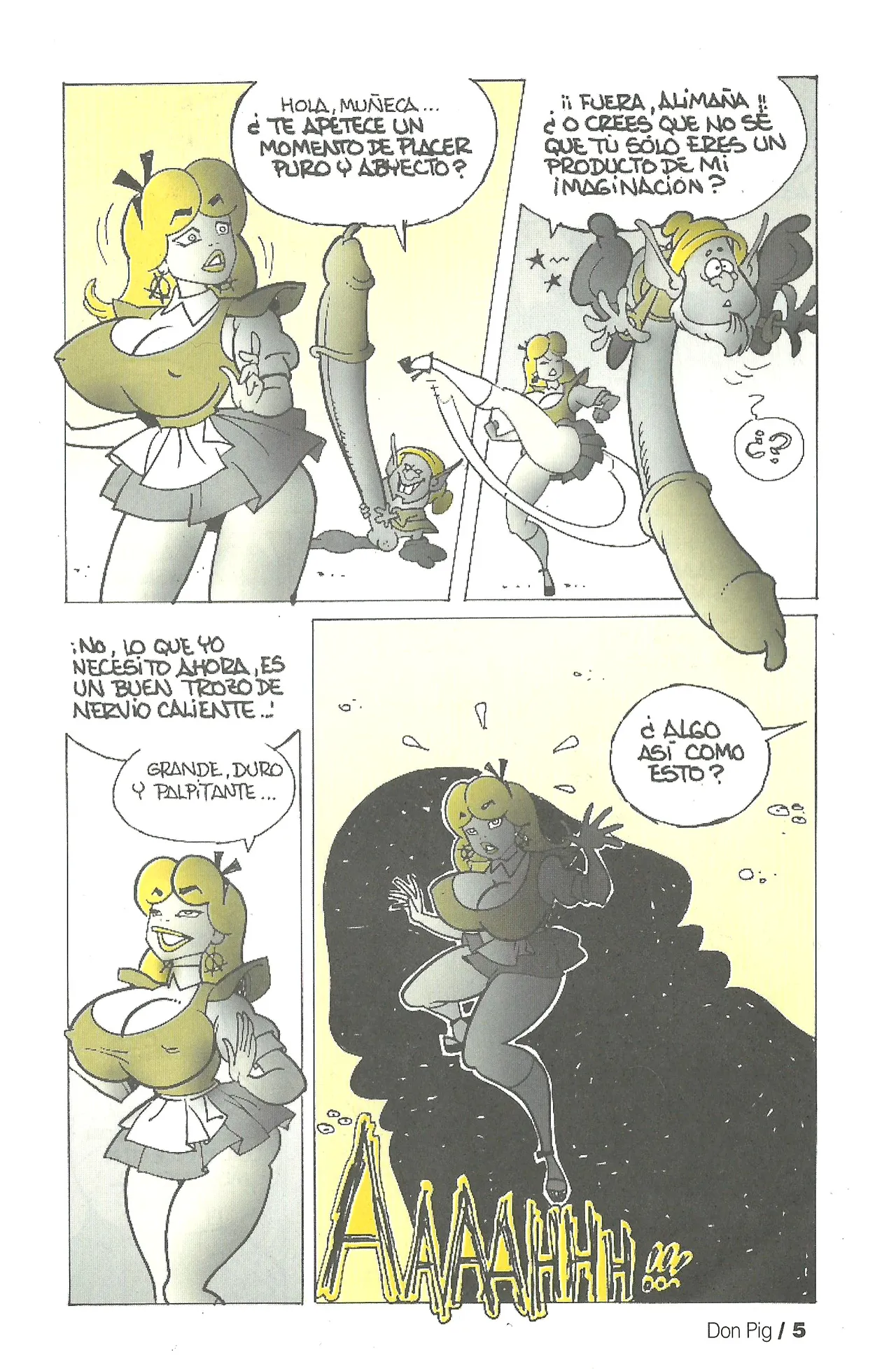 DON PIG COMIX  - 19 suplemento de la Revista 100% page 5 full
