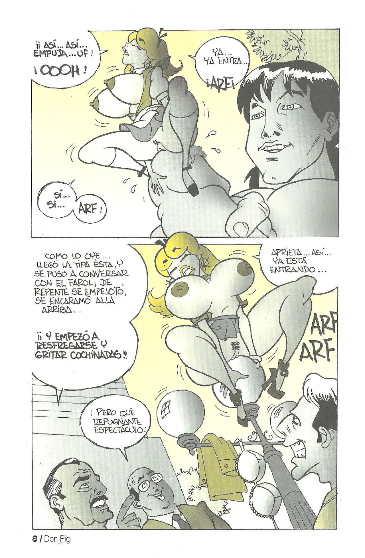 DON PIG COMIX  - 19 suplemento de la Revista 100% page 8 full