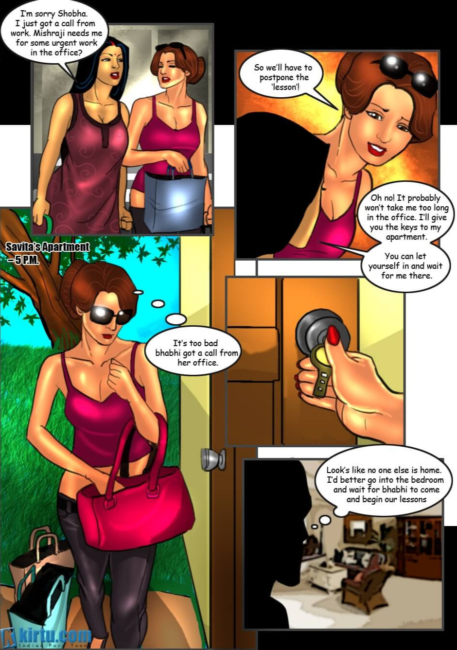 Savita Bhabhi Episode 22 Shobha's First Time page 2 full