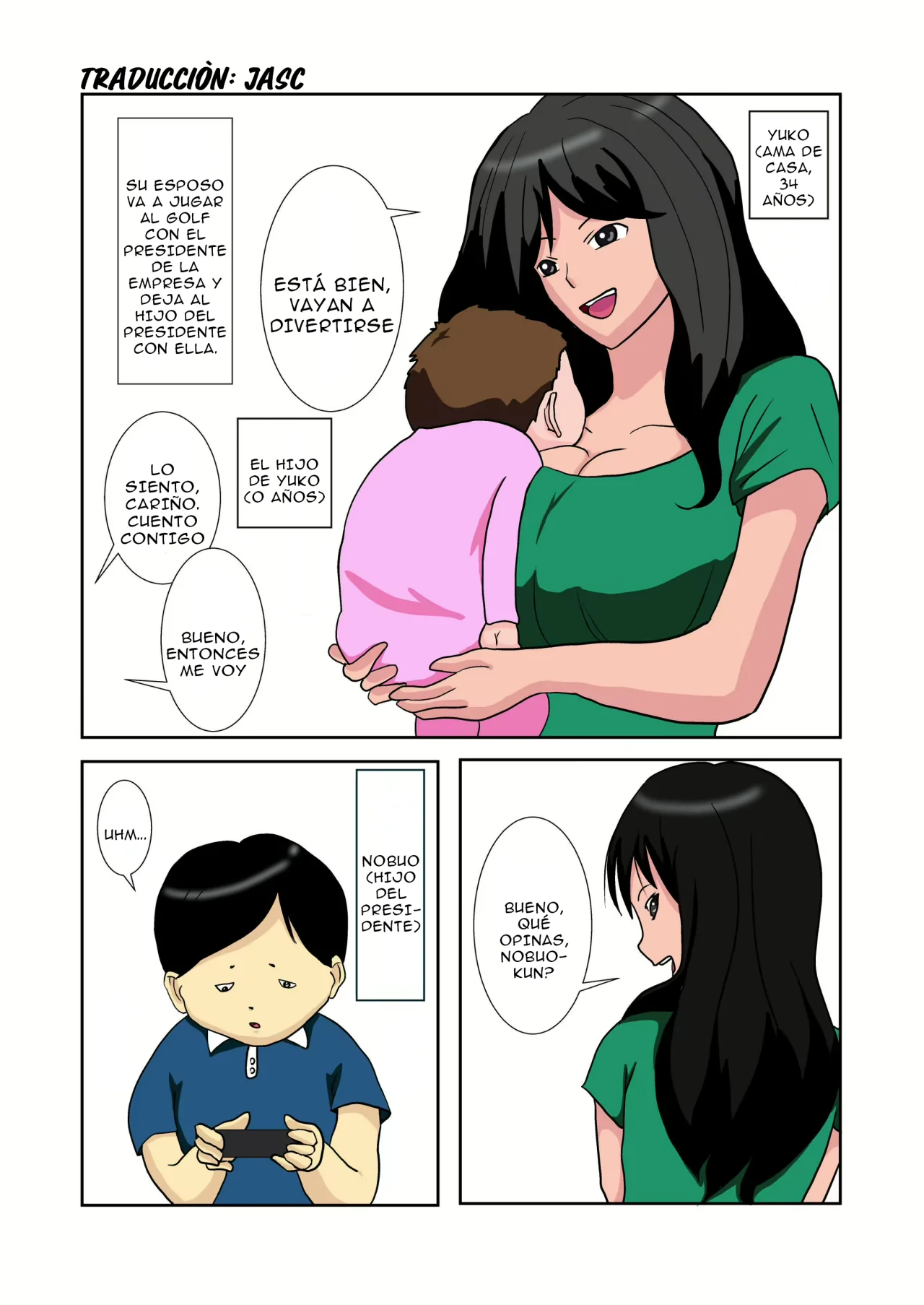 Shachou no Musuko o Azukattara Bonyuu o Suwareta Bakari ka..｜Estaba Amamantando cuando el Hijo del Jefe... page 2 full