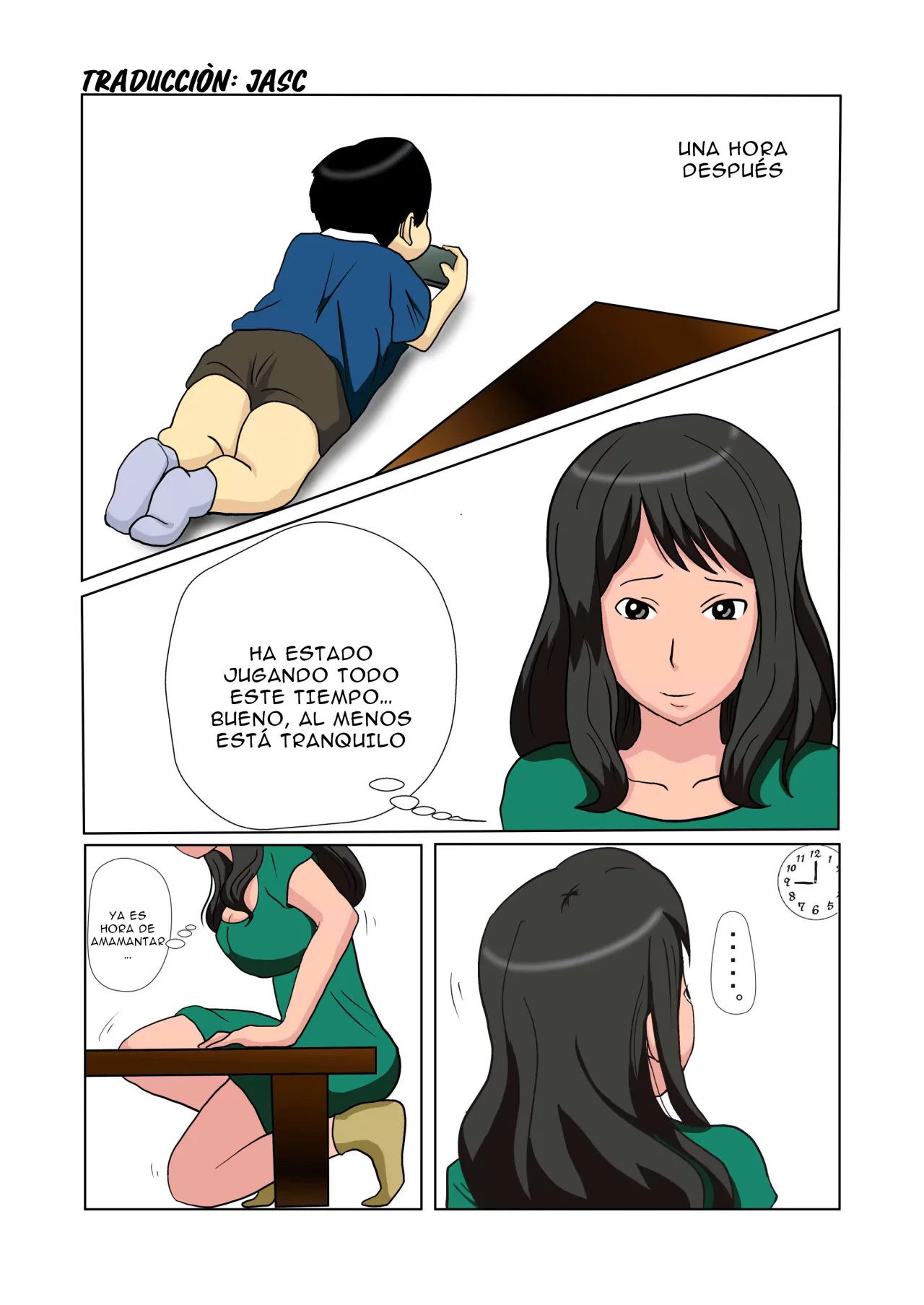 Shachou no Musuko o Azukattara Bonyuu o Suwareta Bakari ka..｜Estaba Amamantando cuando el Hijo del Jefe... page 3 full
