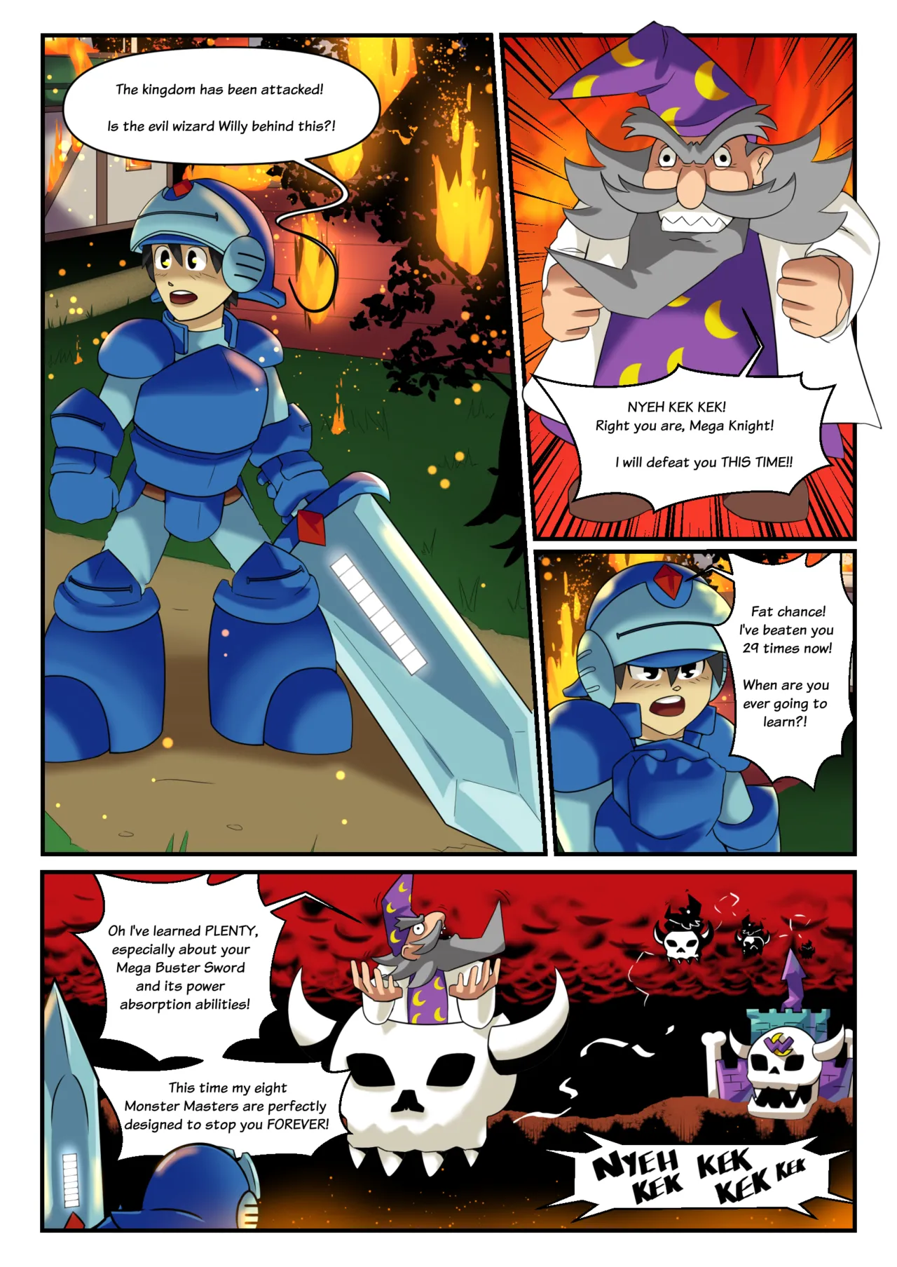 COMMISSION: Mega Knight XXX page 1 full