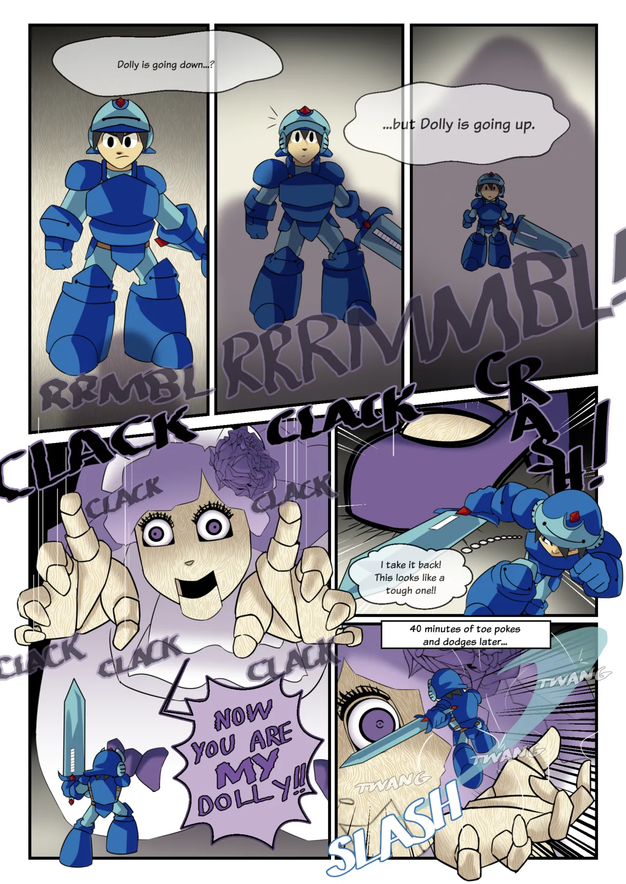 COMMISSION: Mega Knight XXX page 6 full