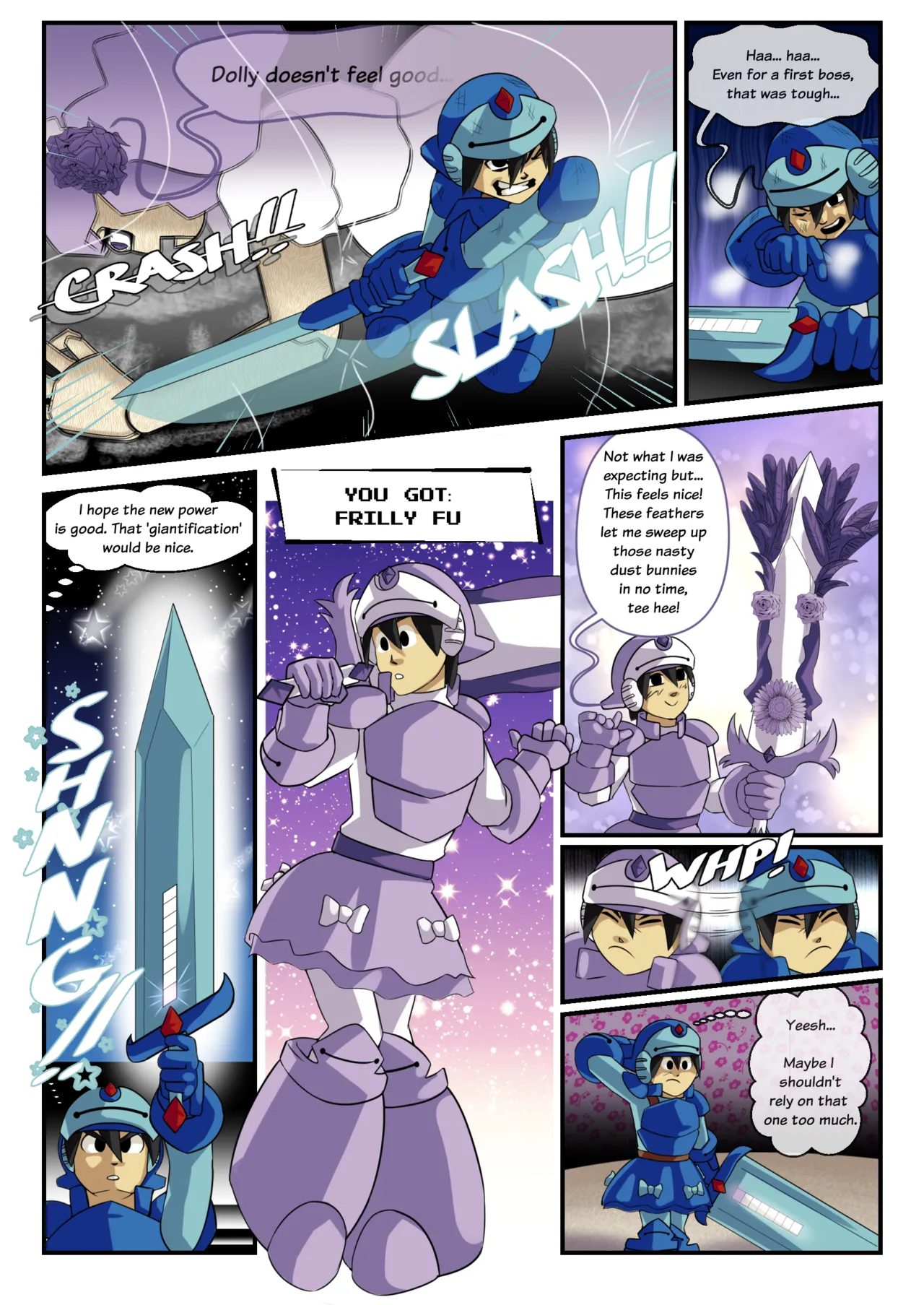 COMMISSION: Mega Knight XXX page 7 full