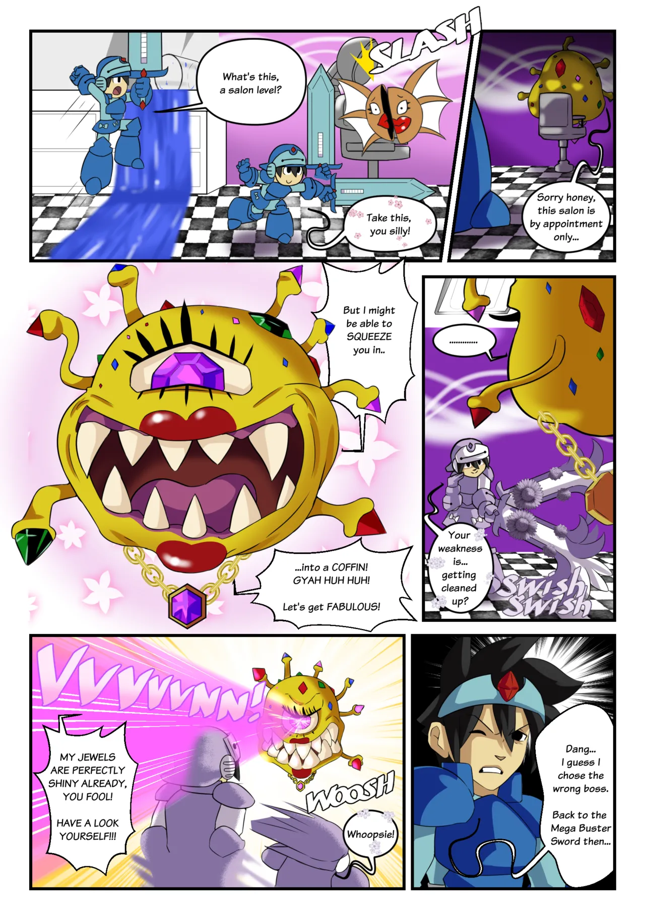 COMMISSION: Mega Knight XXX page 8 full