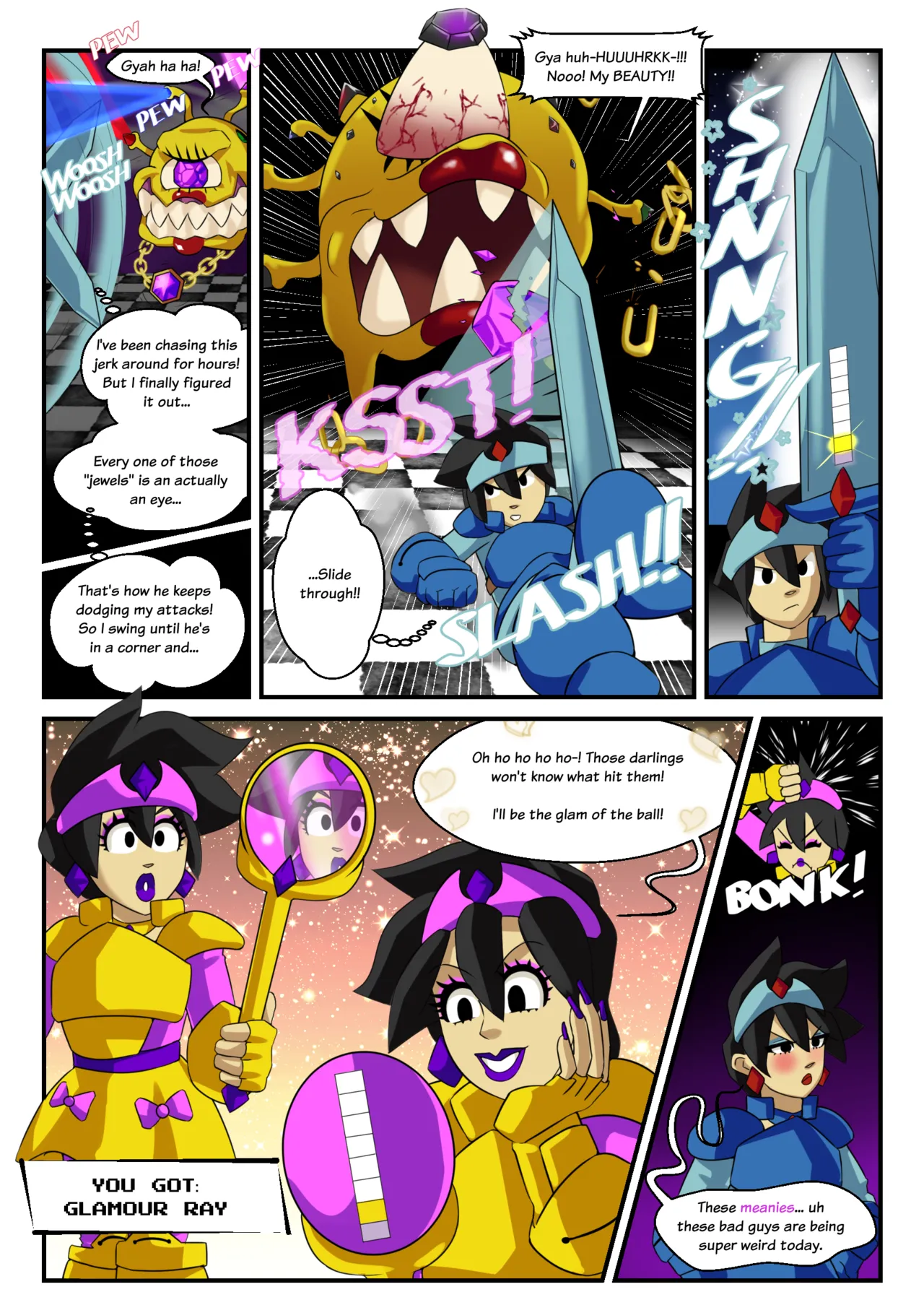 COMMISSION: Mega Knight XXX page 9 full
