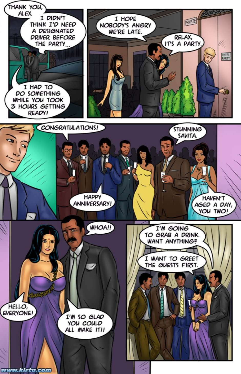 Savita Bhabhi Episode 62 The Anniversary Party page 3 full