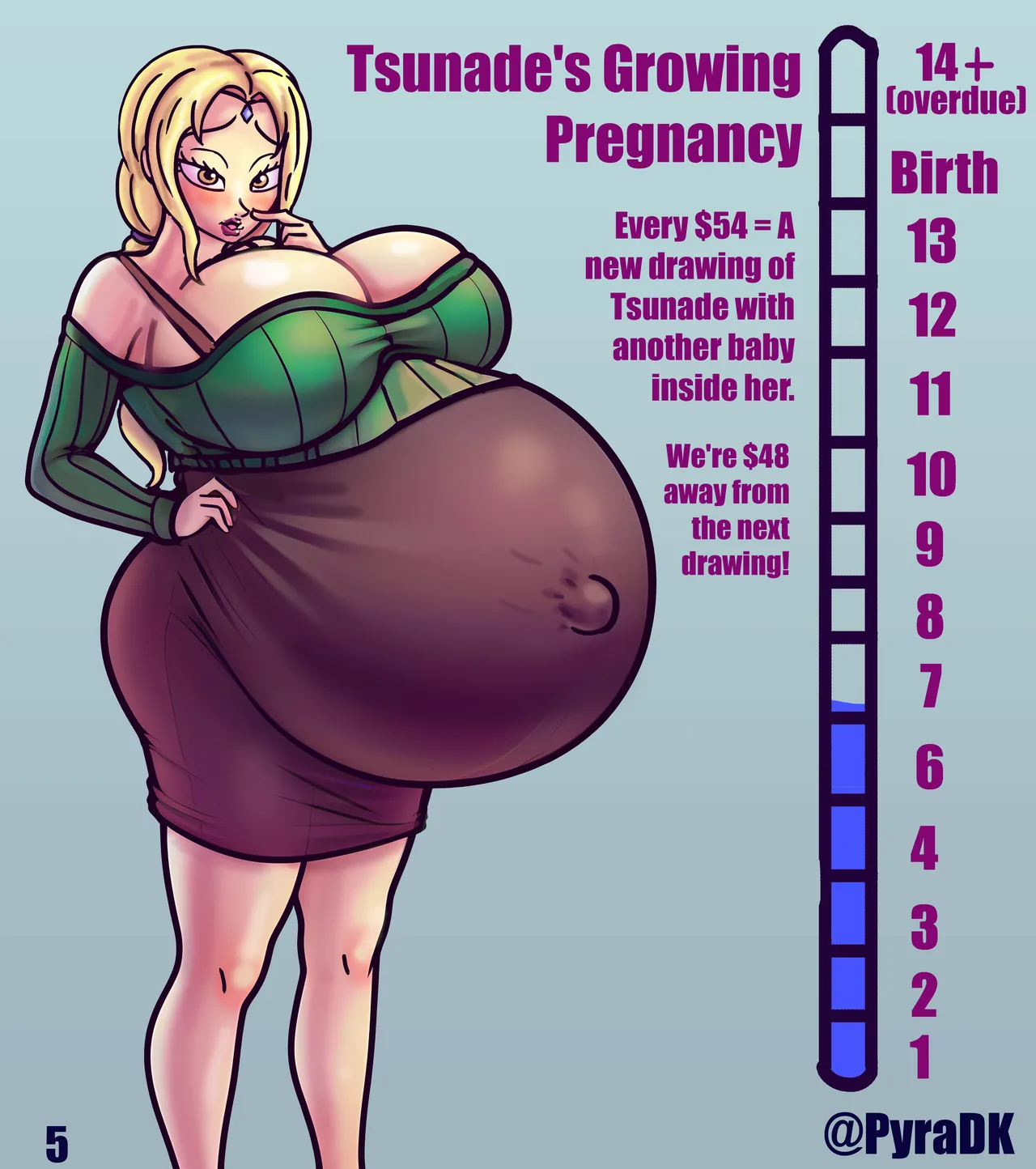 Tsunade Growing Pregnancy page 5 full