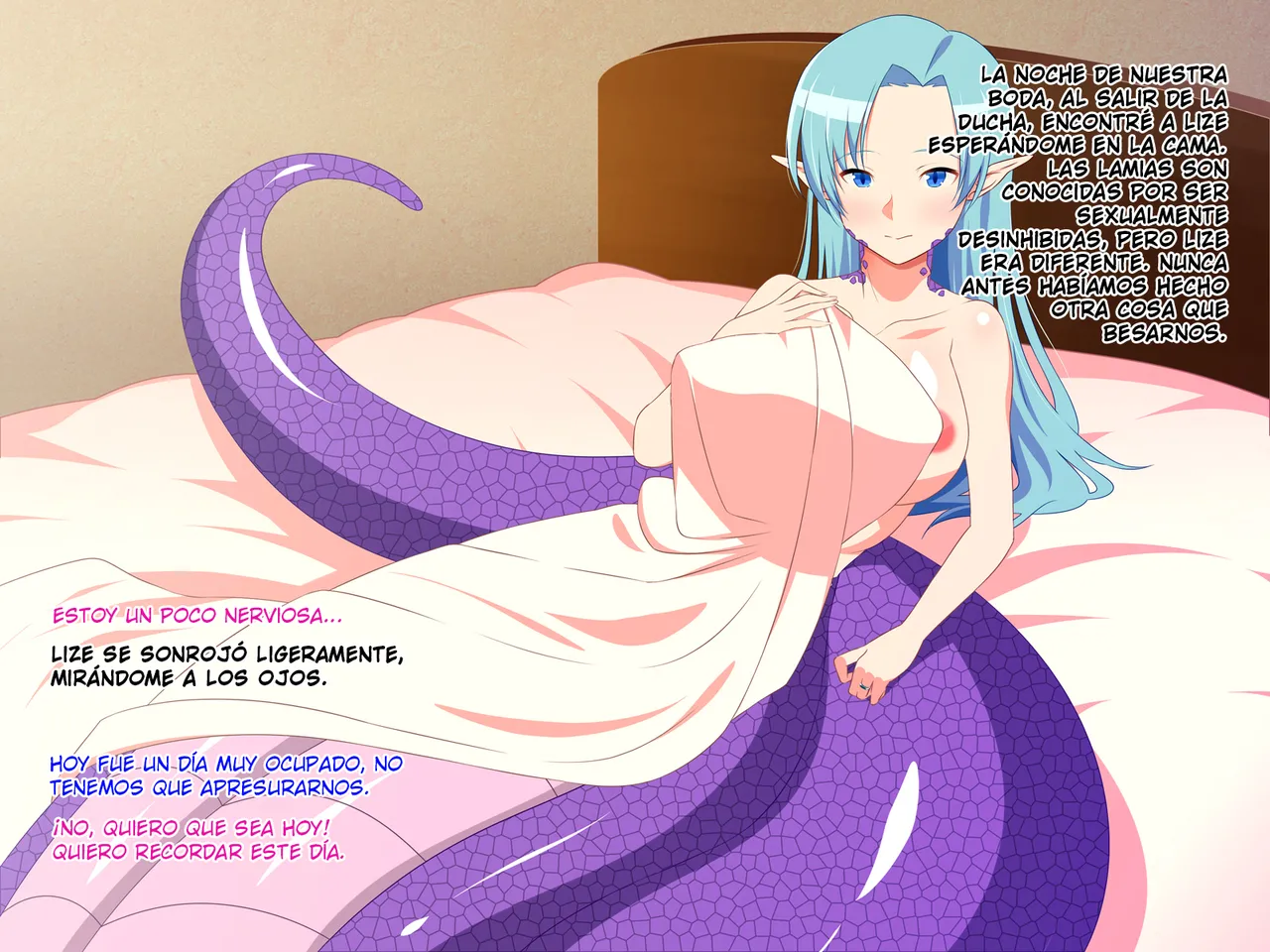 LamiaYome! Kyonyuu Lamia to Shinkon Ichaicha Kozukuri Seikatsu page 3 full