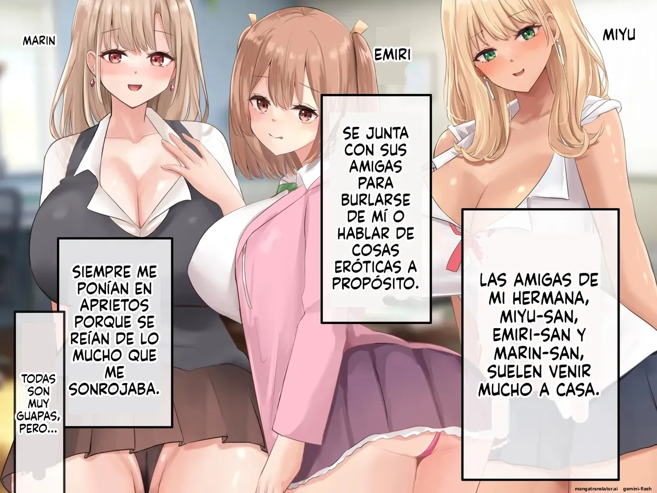Kyokon nanoni Kiyowa na Boku ga Ero Chichi Dosukebe Onee-chan-tachi  MTL page 4 full