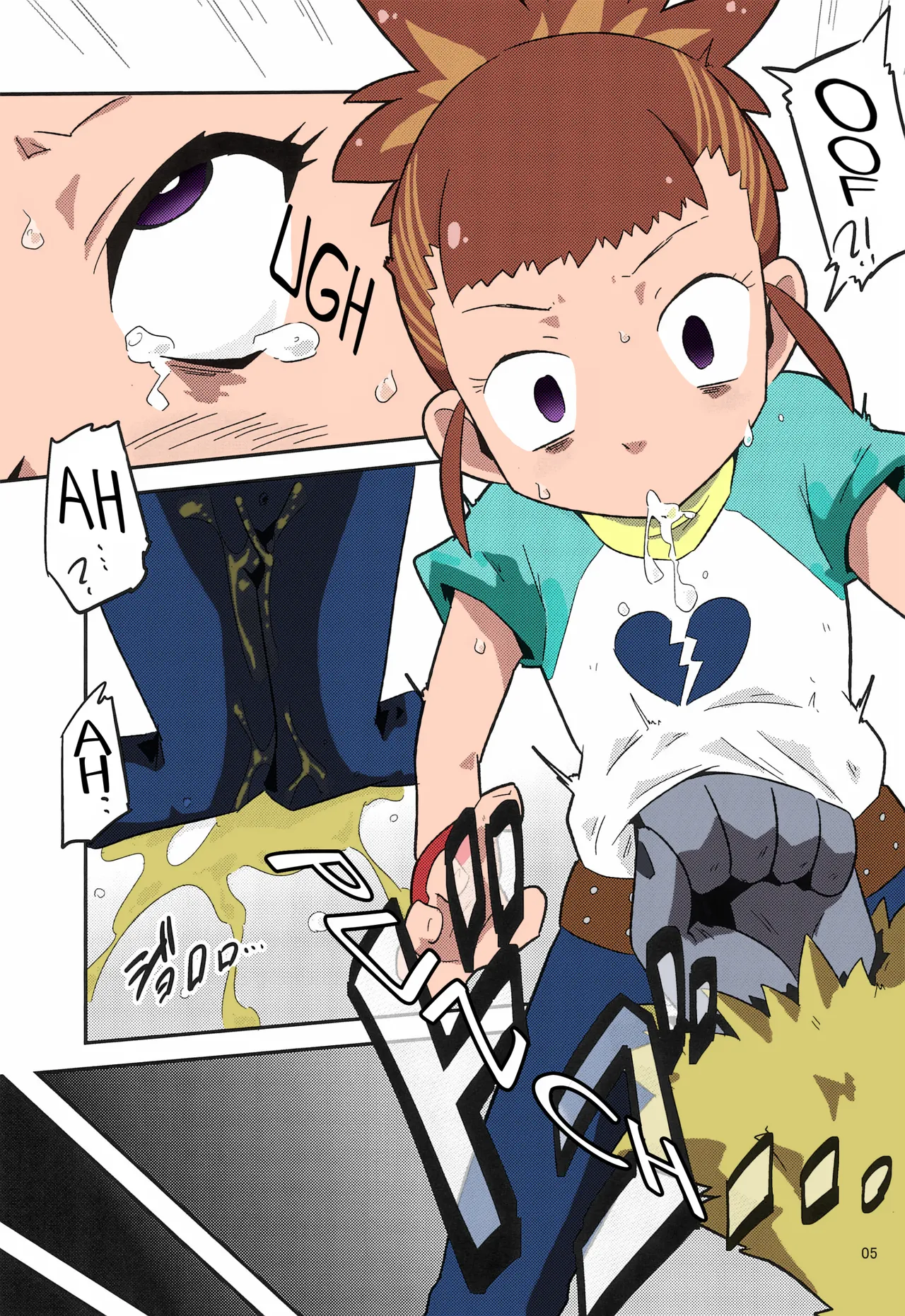 Digimon nanka kirai -Odio a los Digimon- Spanish Colored page 9 full