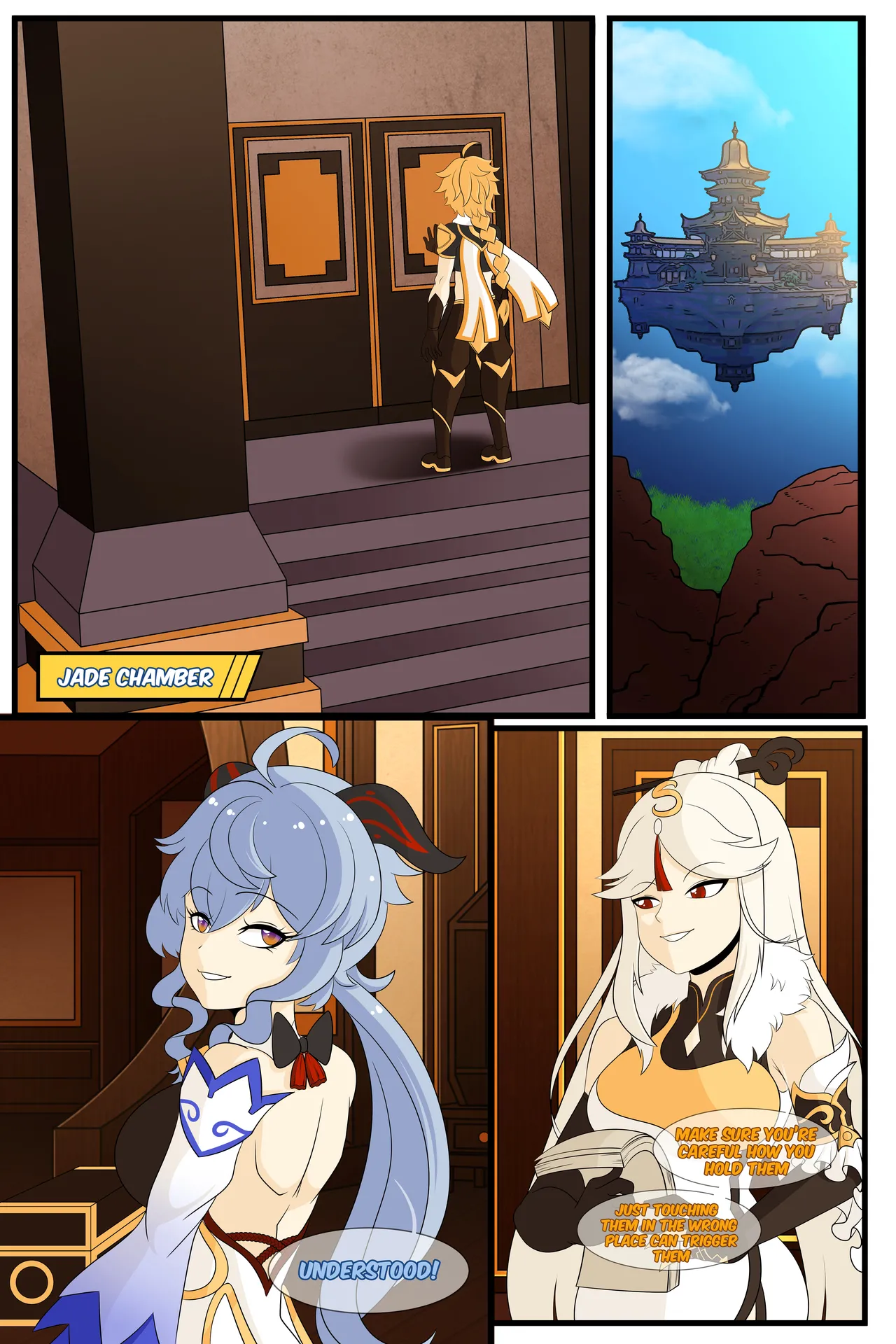 Trading visions with Ganyu! page 4 full