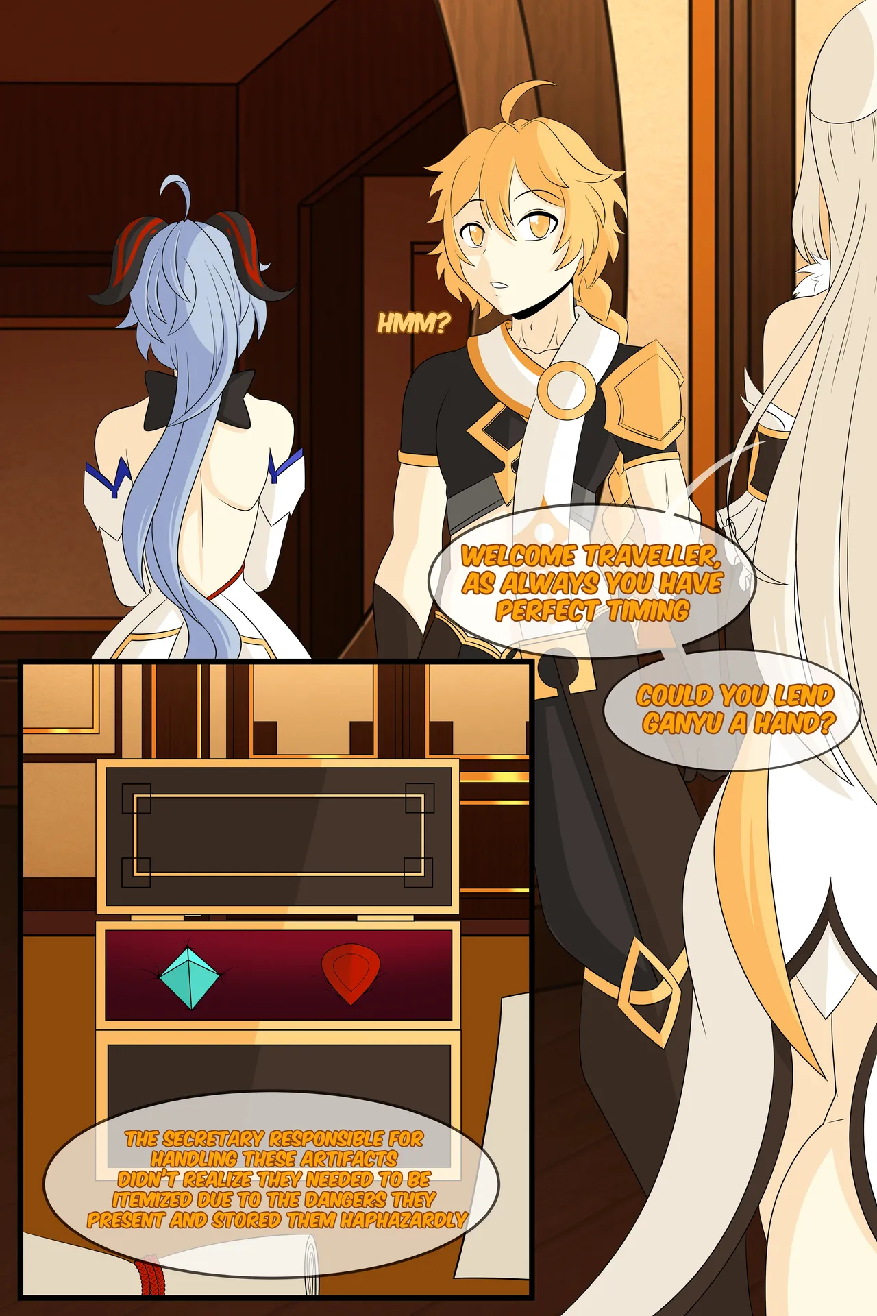 Trading visions with Ganyu! page 5 full