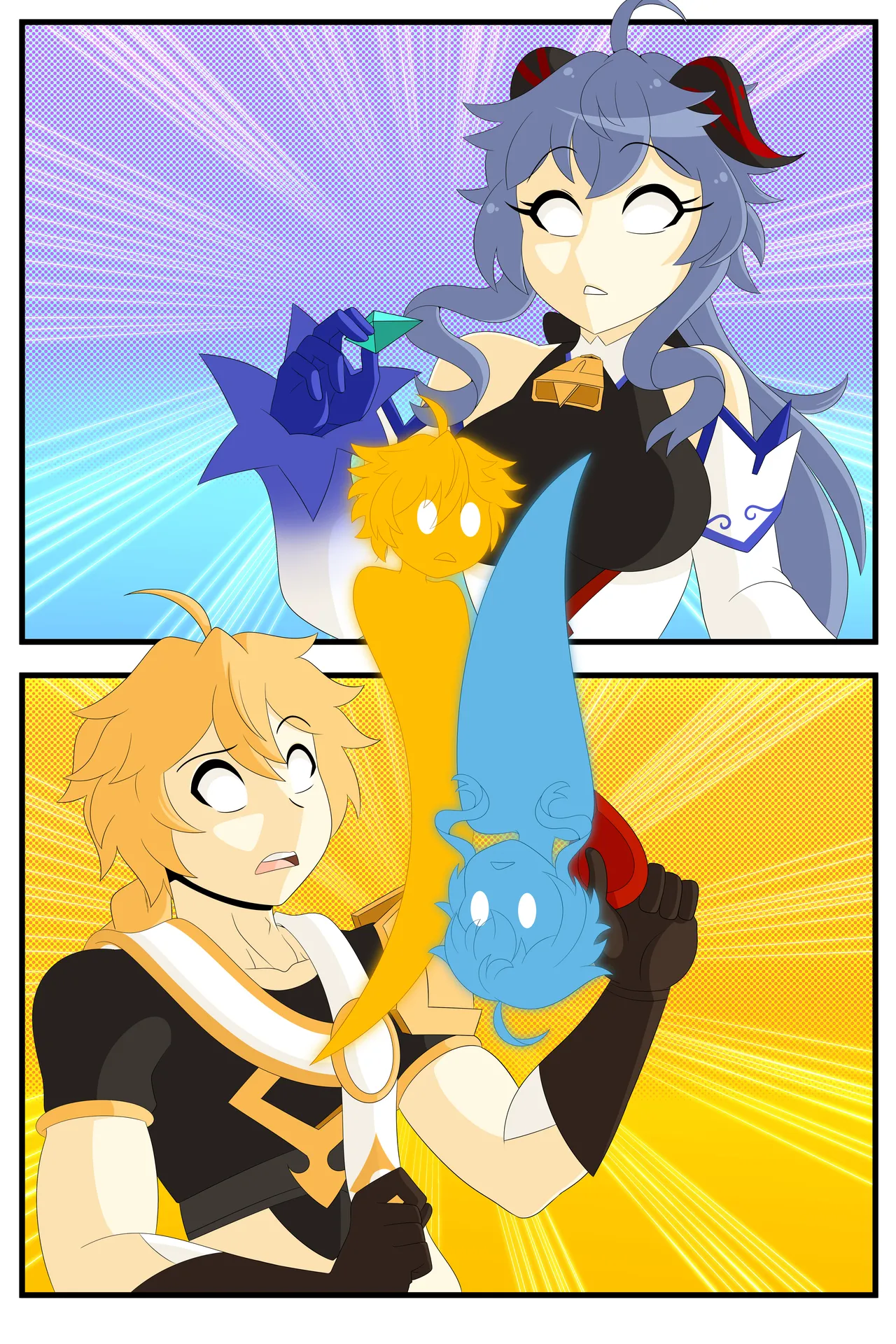 Trading visions with Ganyu! page 9 full