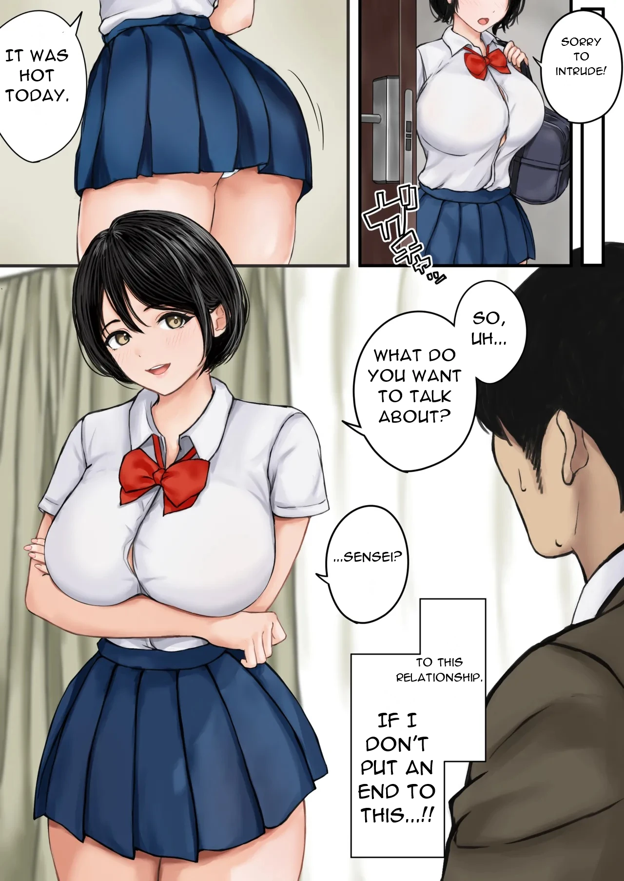 Kyou mo Oshiego no Yuuwaku ni Katenai - I Couldn't Resist My Student's Temptation Again Today page 4 full