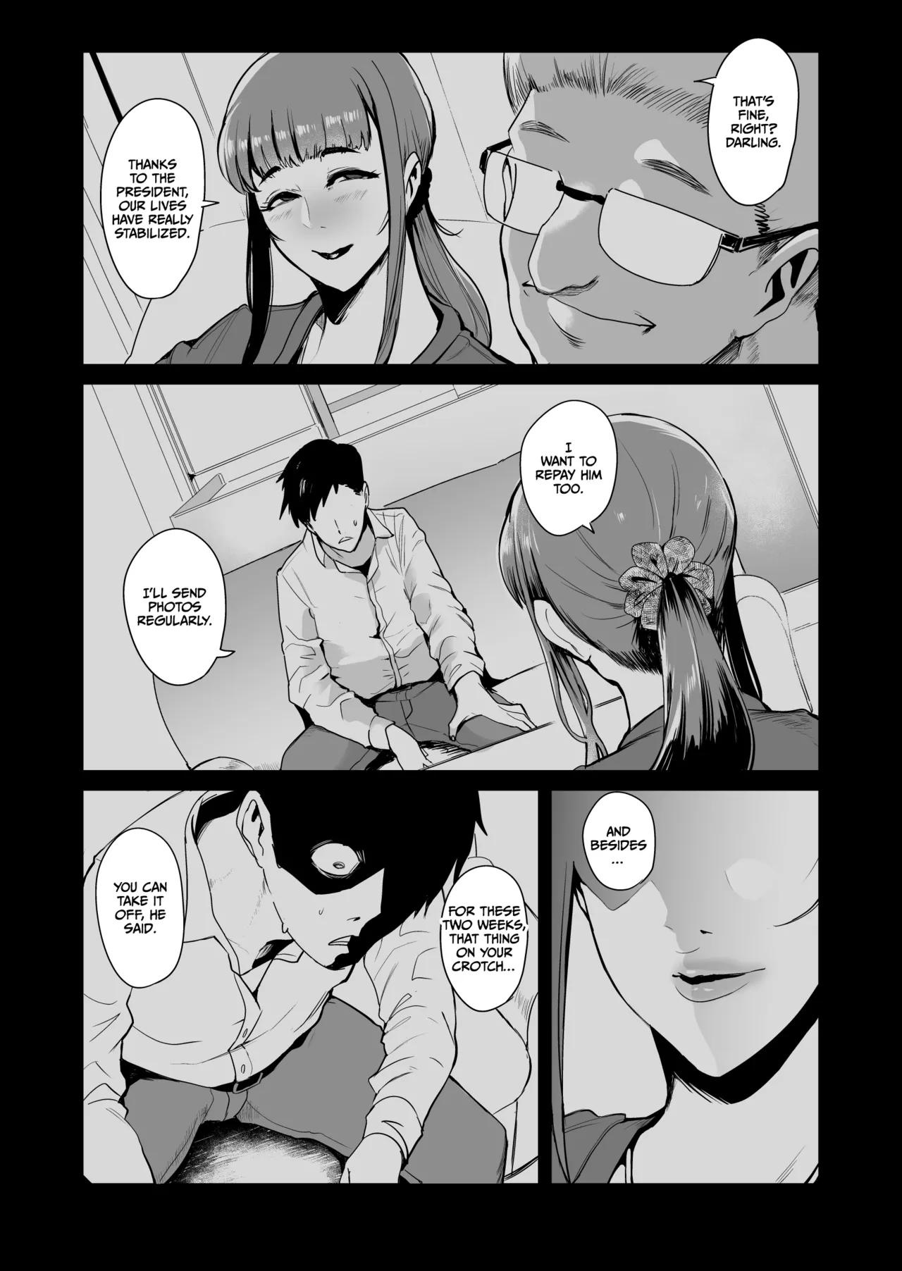 Fella Mask Fujin Kanketsu Hen ~Otto no Mae de Midareru Mask Dorei Zuma-tachi~ + After page 4 full