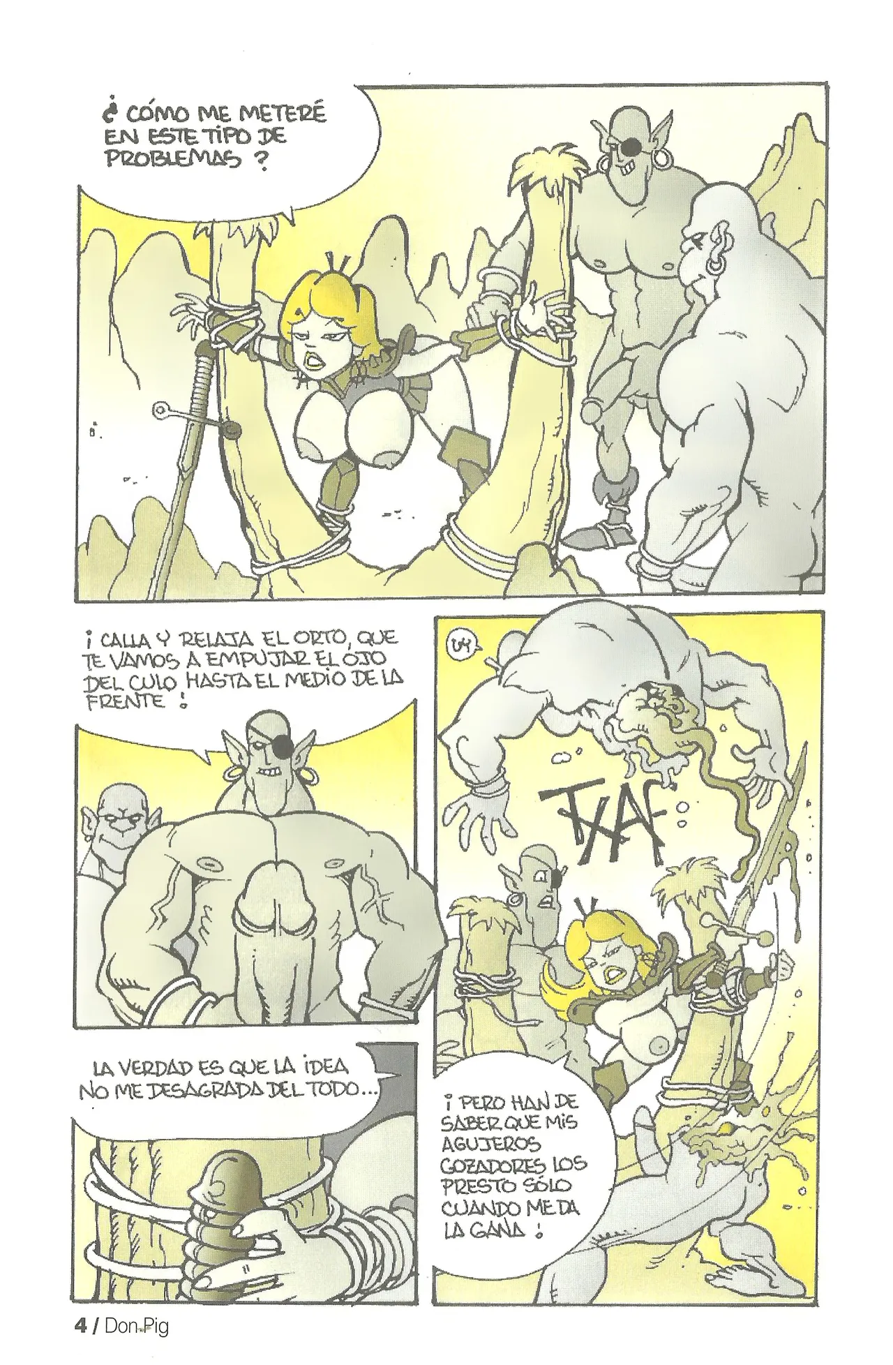 DON PIG COMIX  - 29 suplemento de la Revista 100% page 4 full