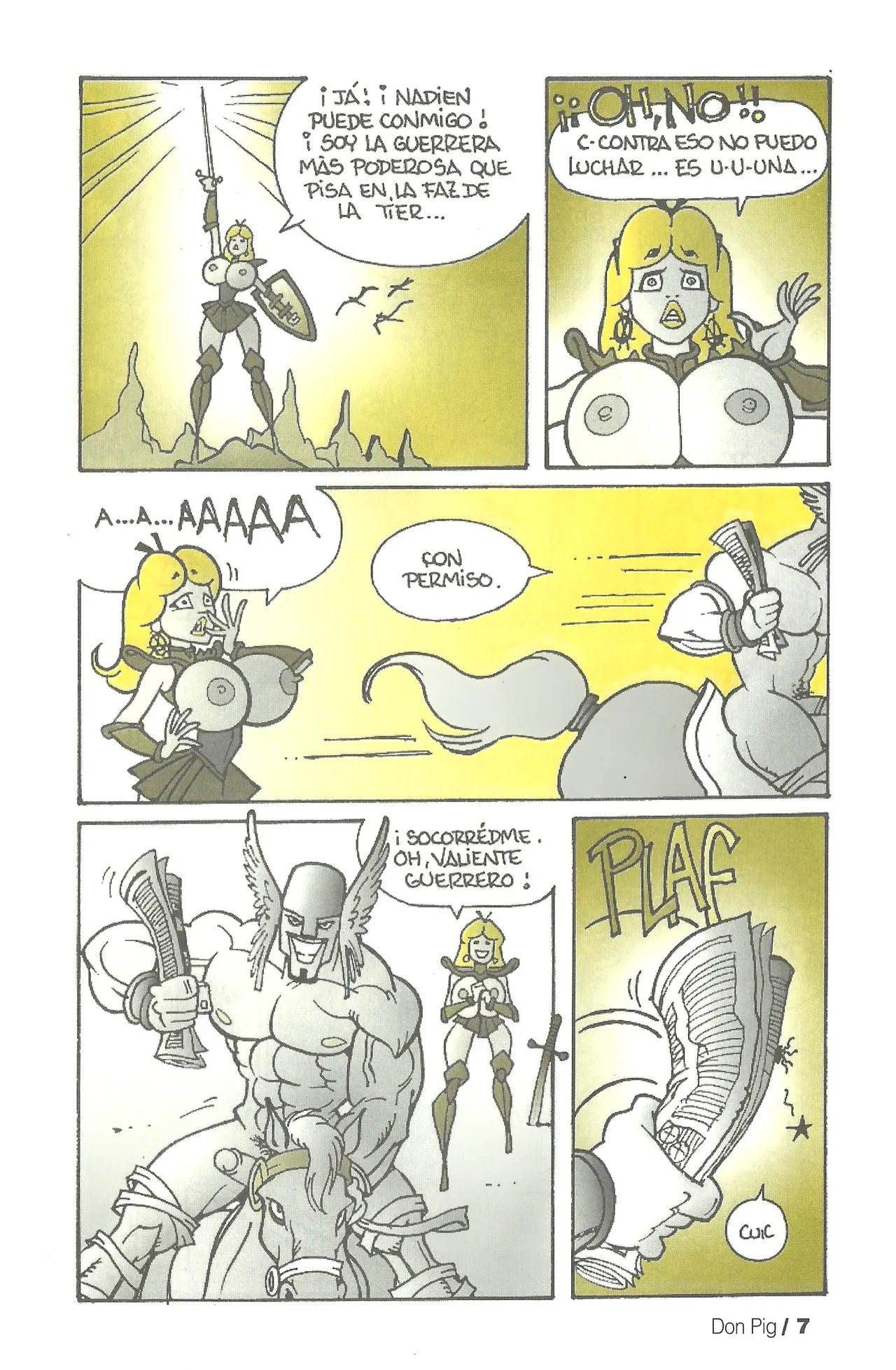 DON PIG COMIX  - 29 suplemento de la Revista 100% page 7 full