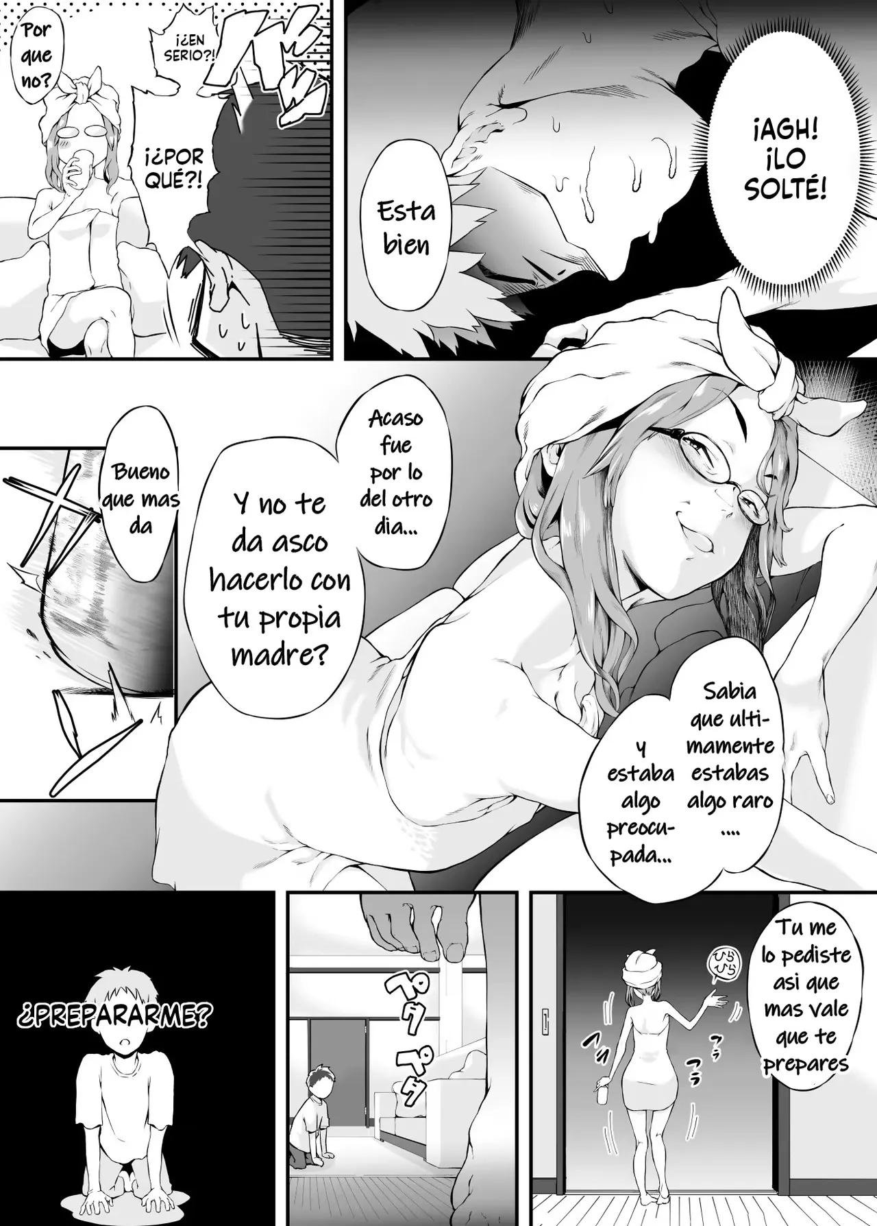Kuchiurusai Kaasan to｜¡No lo Puedo Creer! Tuve Sexo con mi Madre Gruñona page 5 full