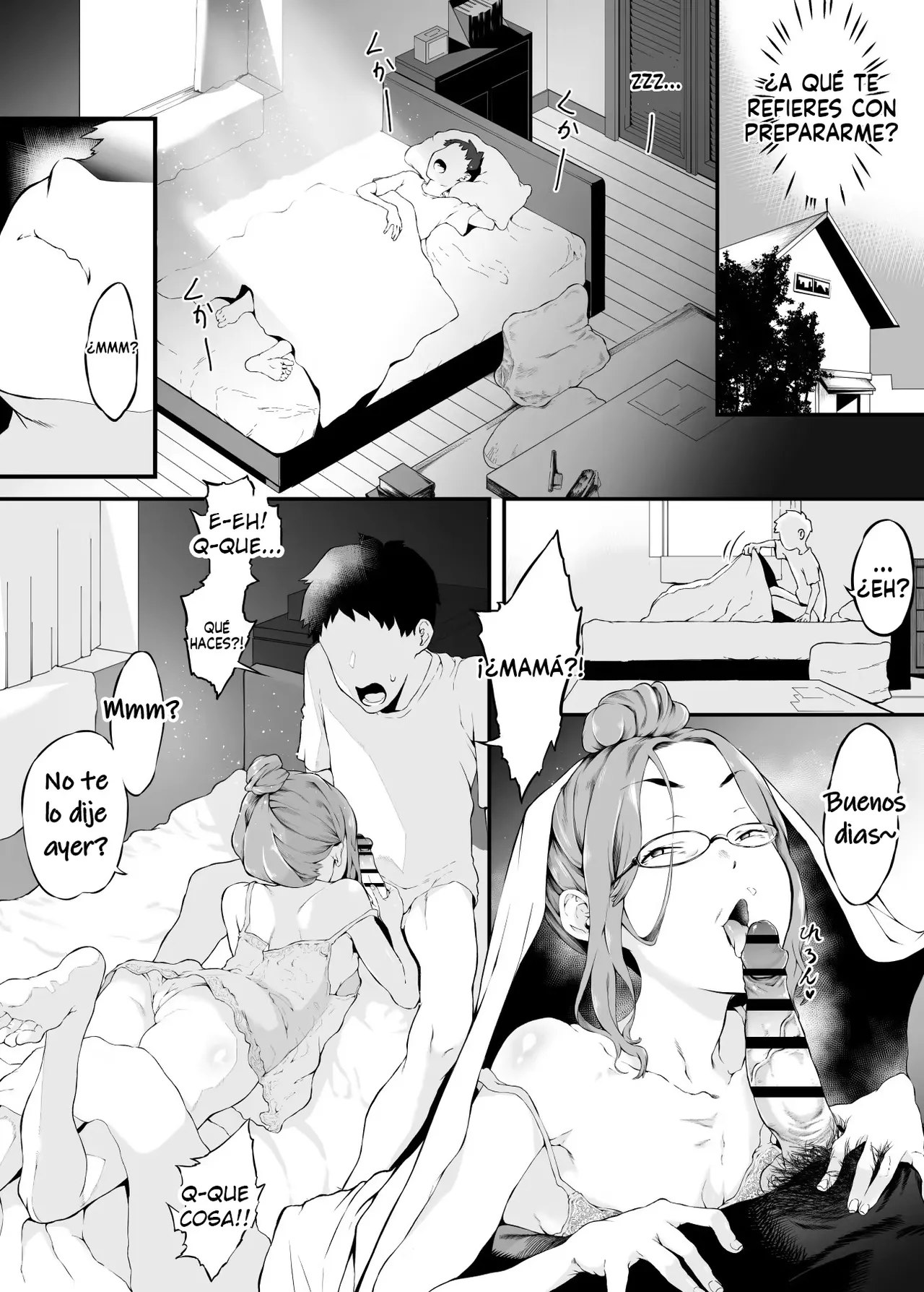 Kuchiurusai Kaasan to｜¡No lo Puedo Creer! Tuve Sexo con mi Madre Gruñona page 6 full