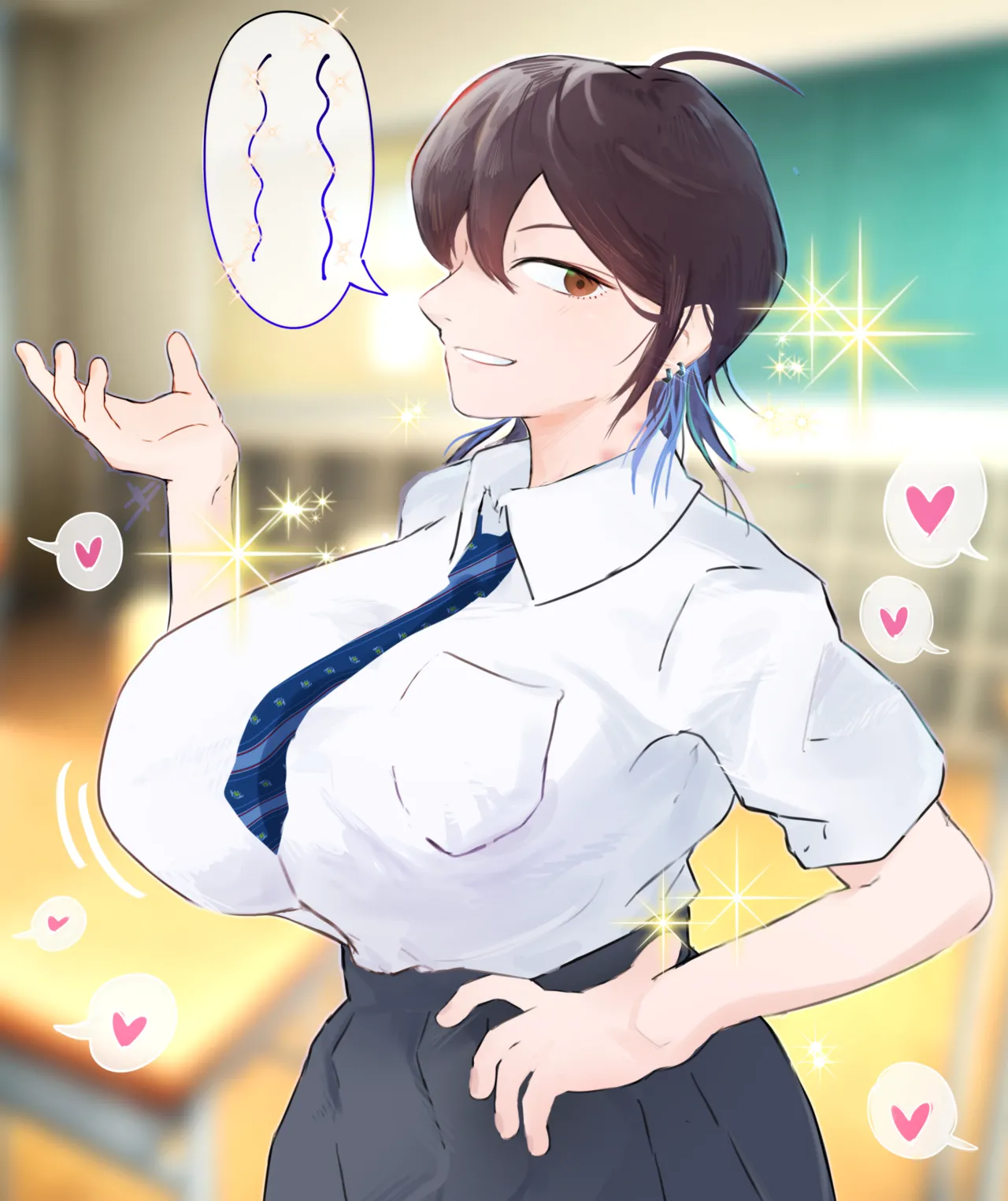 爆乳王子様女子の裏側 page 1 full