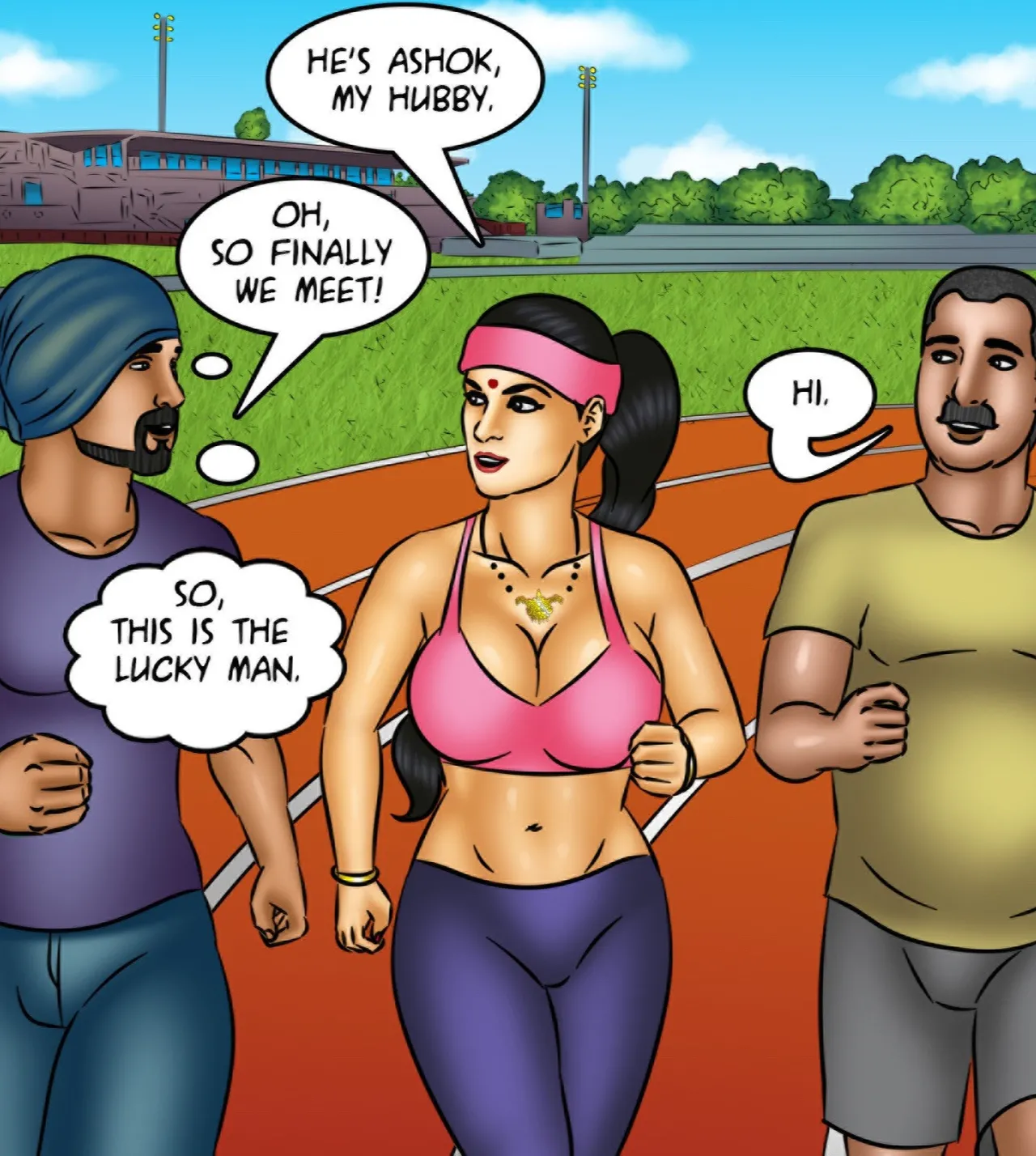 Savita Bhabhi Episode 123 Yogasutra page 8 full