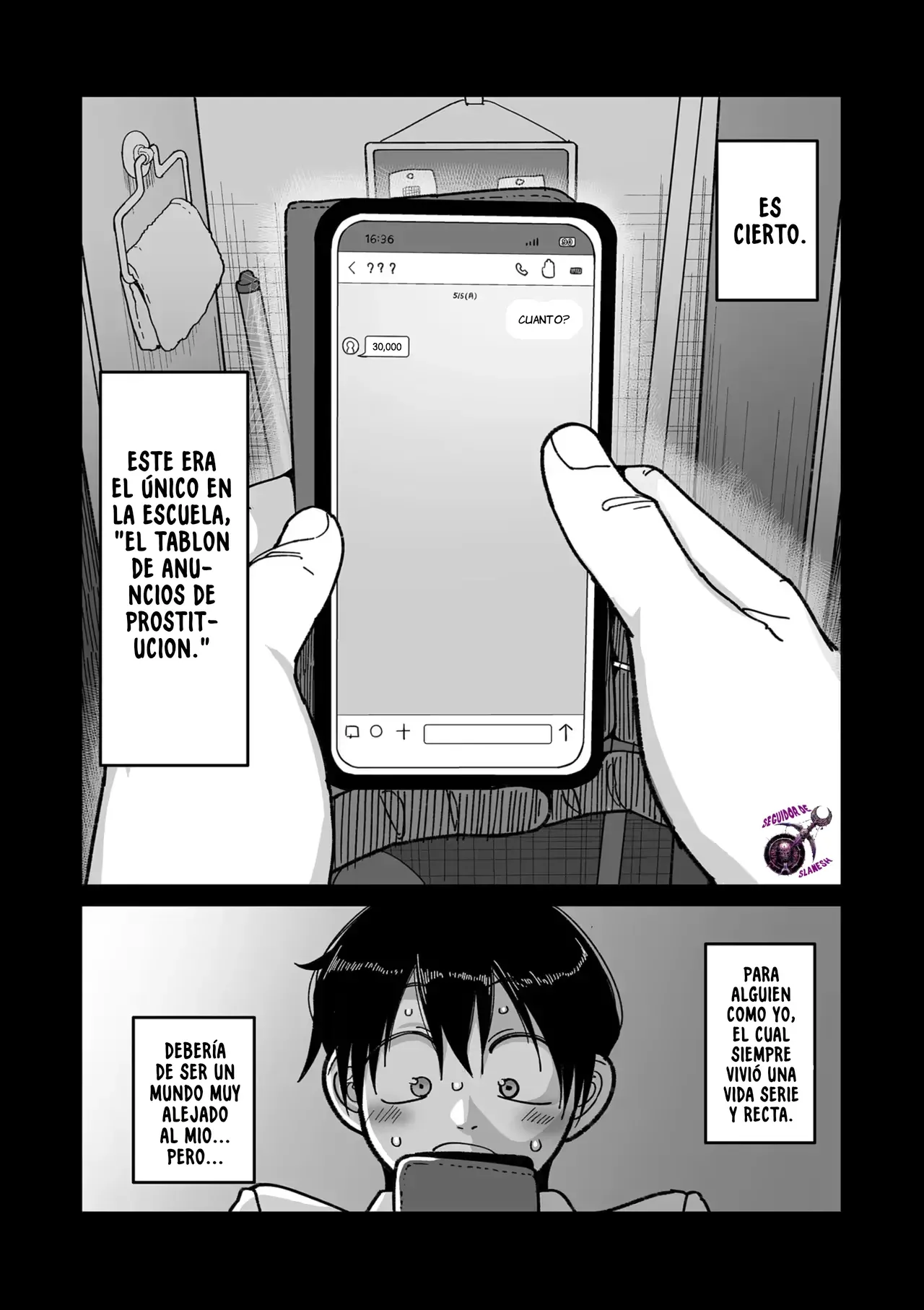 Gakuen Suppo Nikki  dai 1-wa to 2-wa ~Kuro Gal Yankee Okigawa Hen to Sobakasu Inkya Yoshida-hen~｜Tablón de Anuncios de Prostitución Escolar  Capítulos 1 al 2.5 ~La Delincuelte Kuro Gyaru Okigawa y Yoshida, La Pecosa Introvertida~ page 6 full