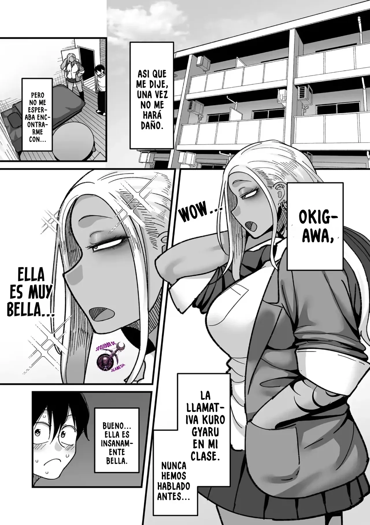 Gakuen Suppo Nikki  dai 1-wa to 2-wa ~Kuro Gal Yankee Okigawa Hen to Sobakasu Inkya Yoshida-hen~｜Tablón de Anuncios de Prostitución Escolar  Capítulos 1 al 2.5 ~La Delincuelte Kuro Gyaru Okigawa y Yoshida, La Pecosa Introvertida~ page 9 full