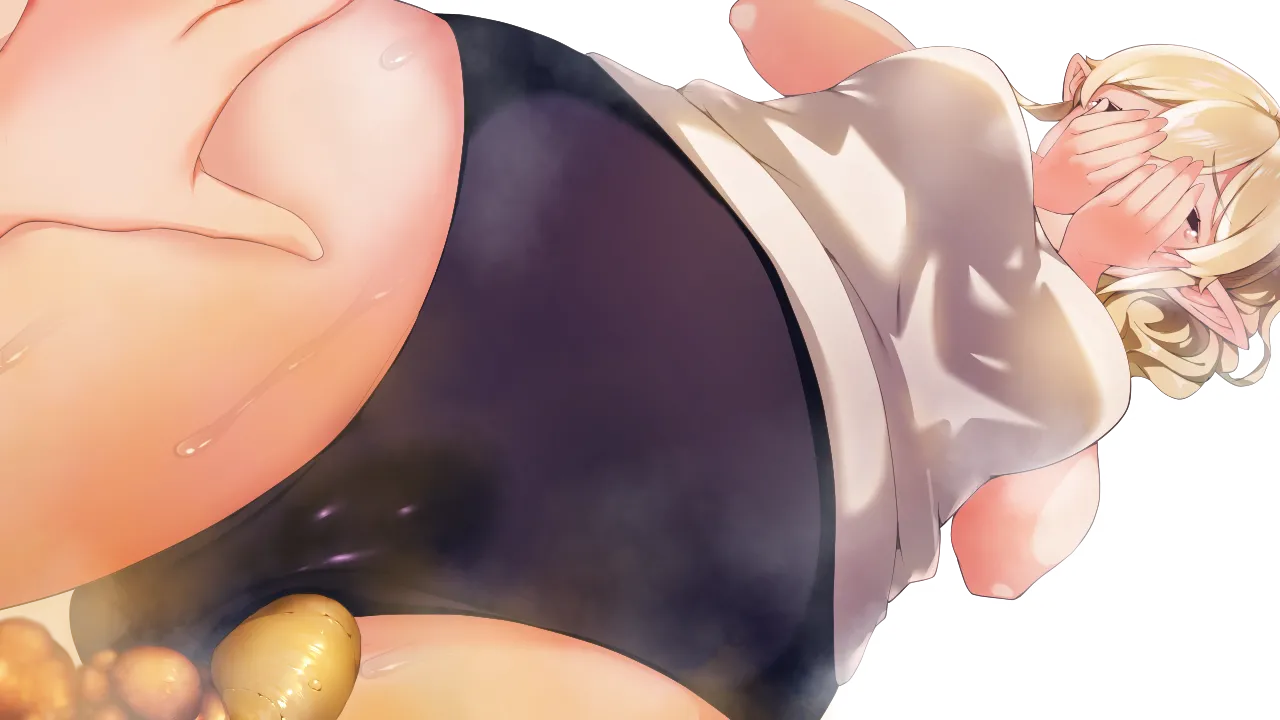 Kiraboshi to Iyashi no Elf ~Massage to Dappun to Onara to Buruma to, Hajimete no Yuri Ecchi~ page 9 full